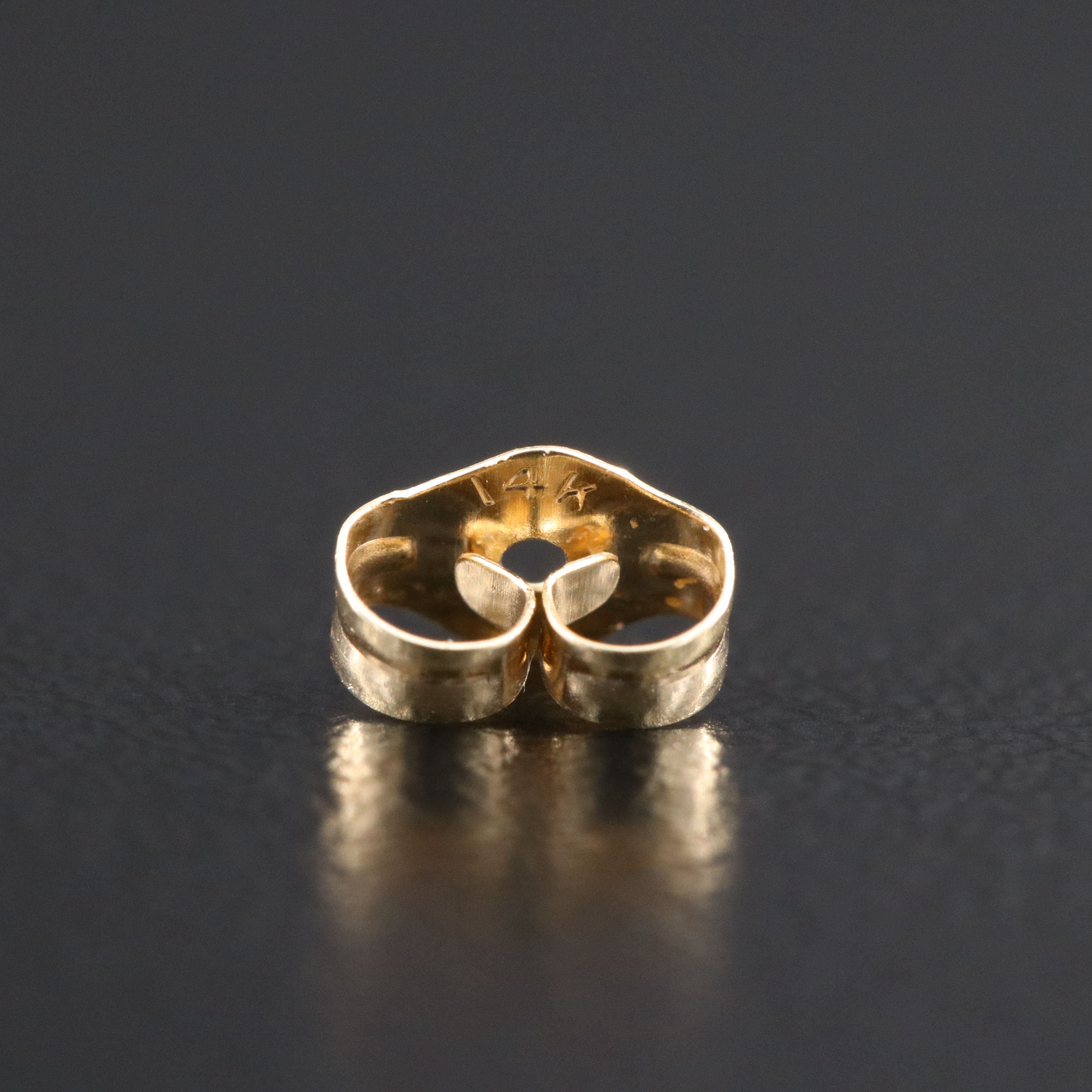 14K Ruby Stud Earrings