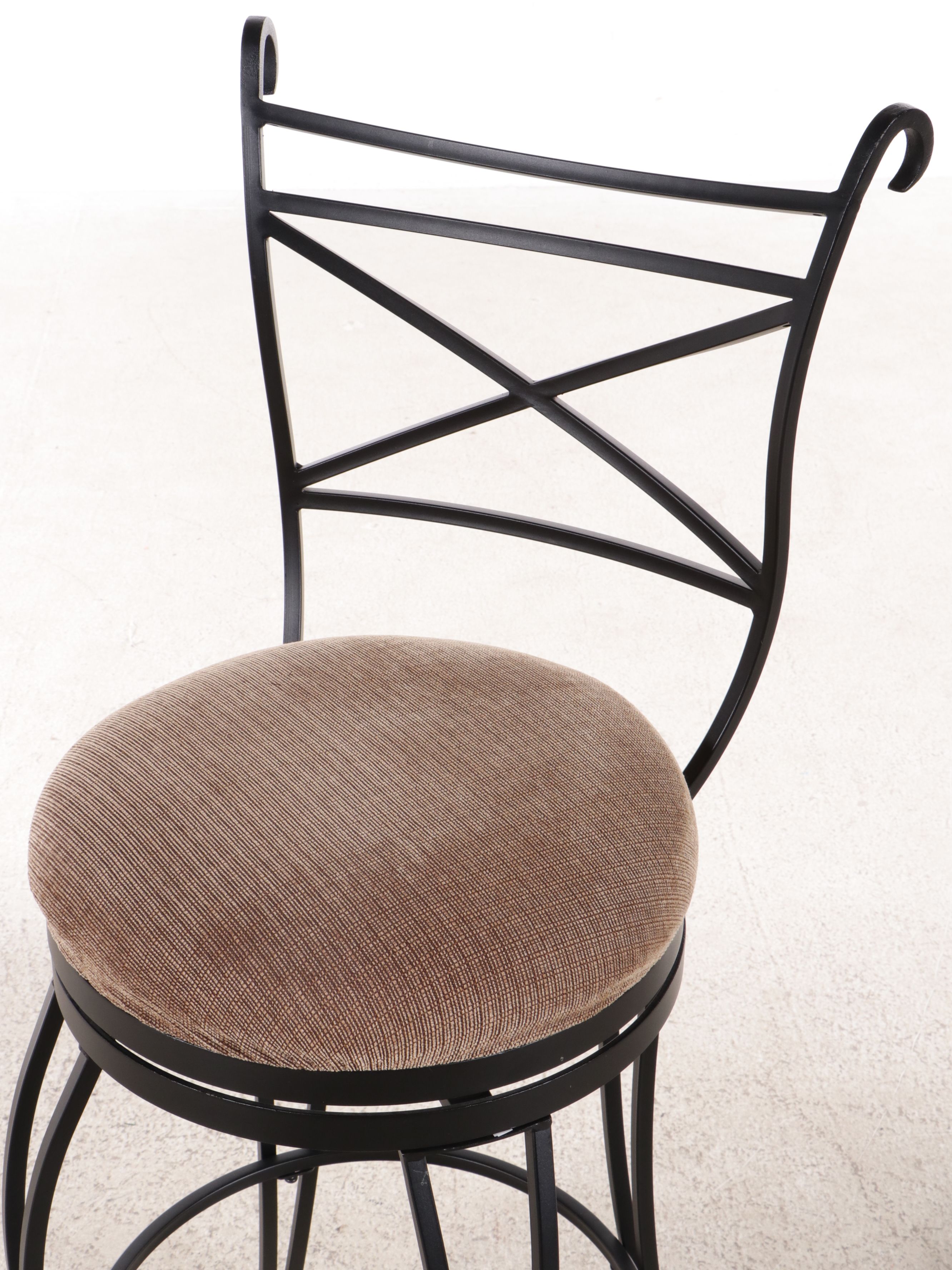 Set of Three Cheyenne Home Furnishings Contemporary Metal Barstools