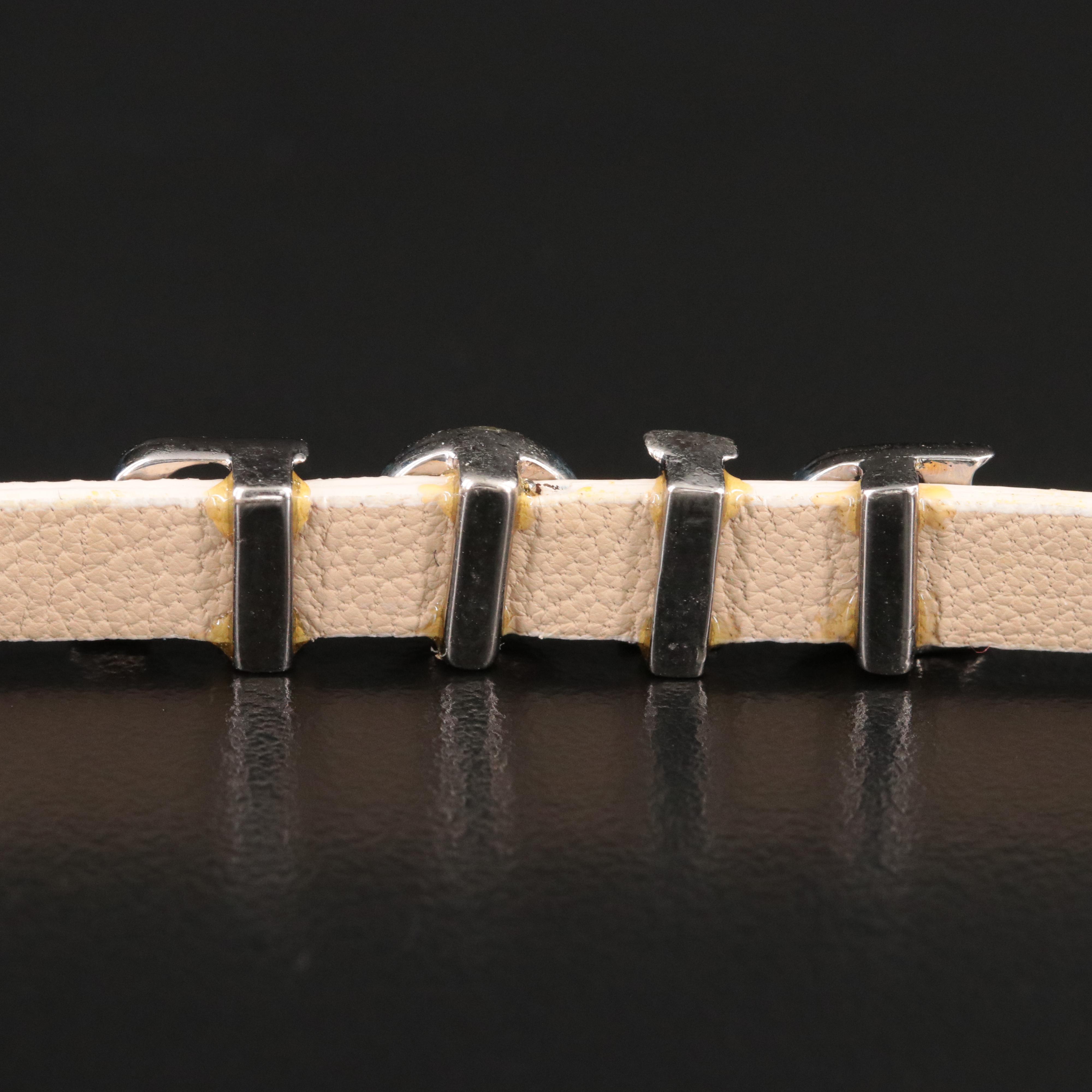 Christian Dior Faux Leather Necklace