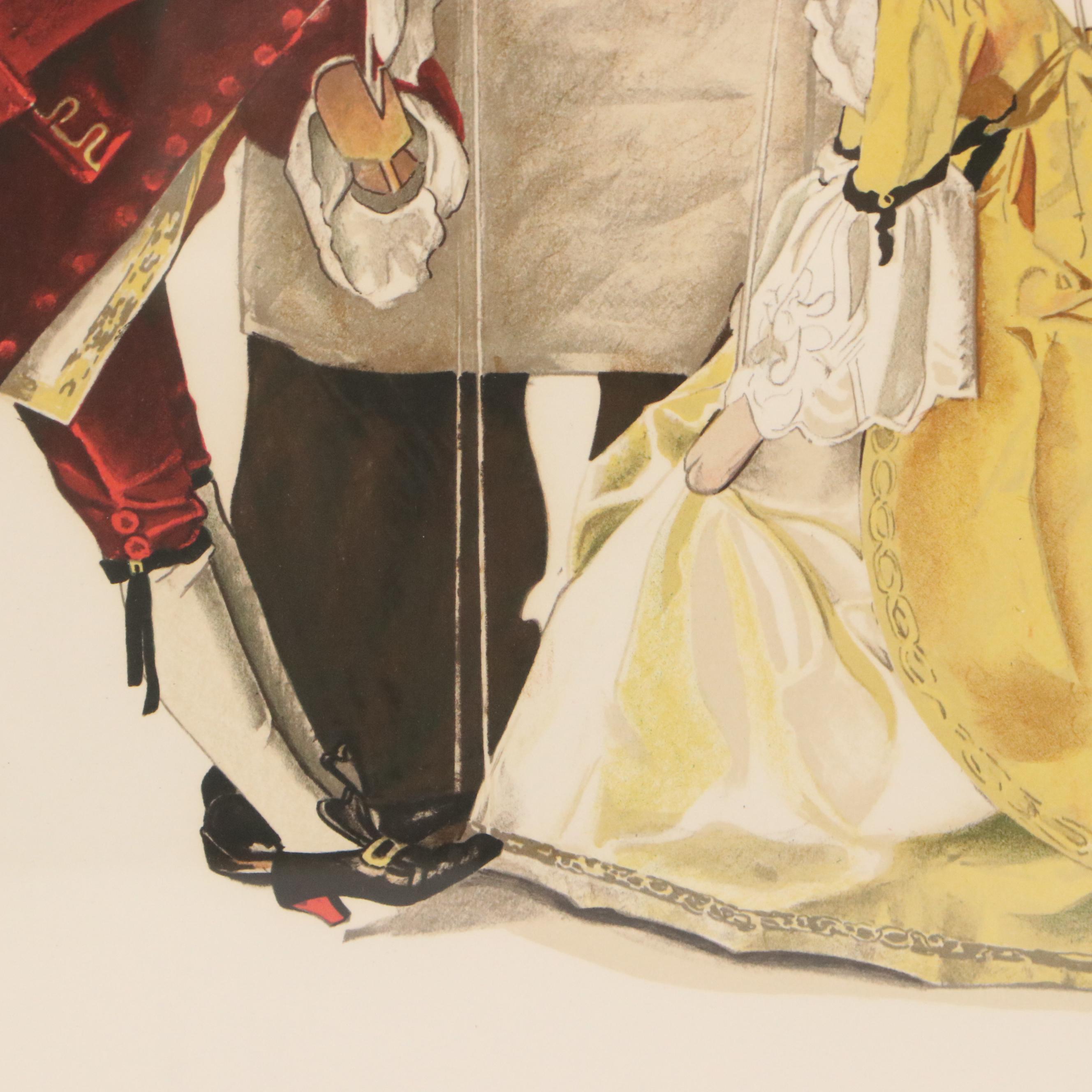 Norman Rockwell Authorized Estate Lithograph "The Puppeteer," 1974