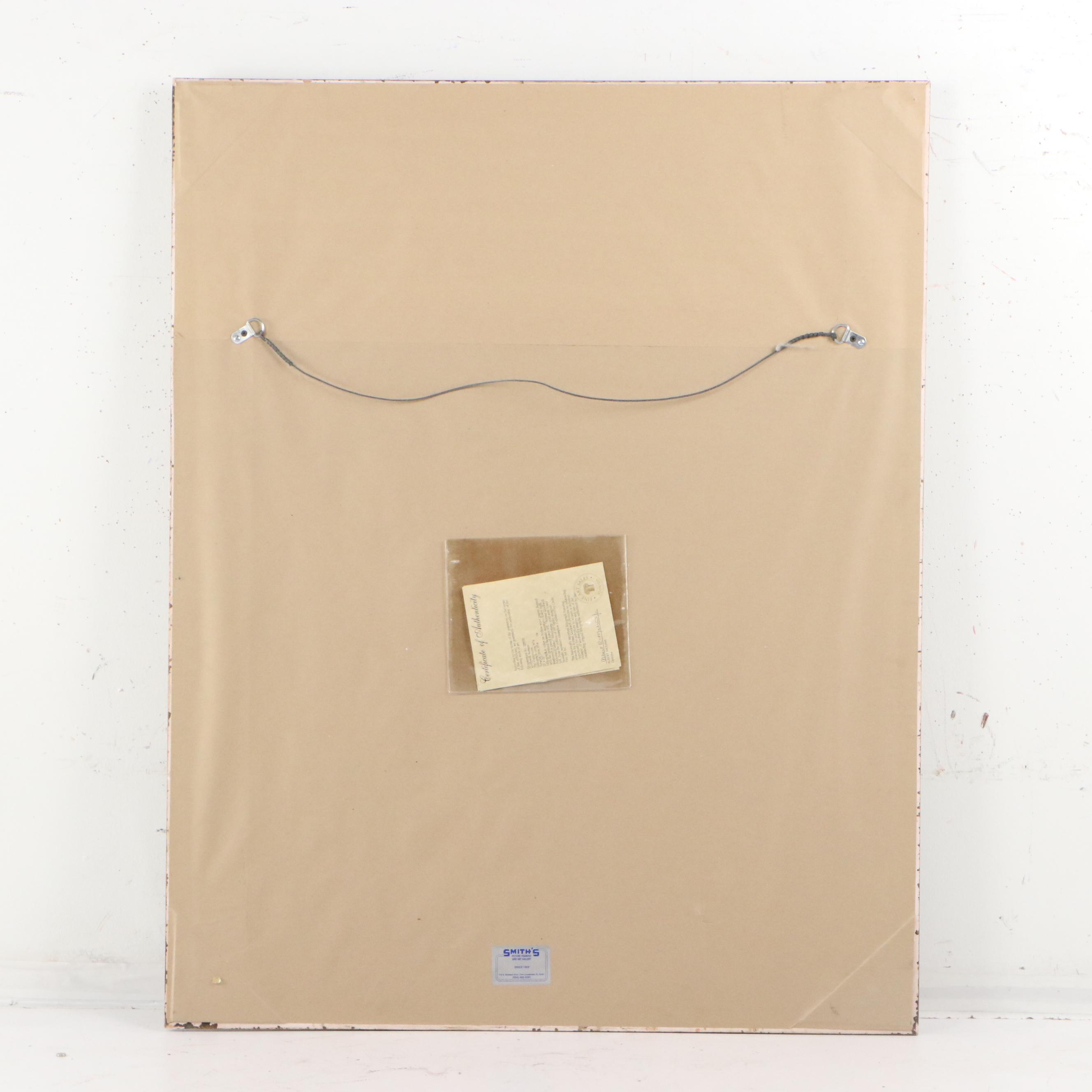 Norman Rockwell Authorized Estate Lithograph "The Puppeteer," 1974