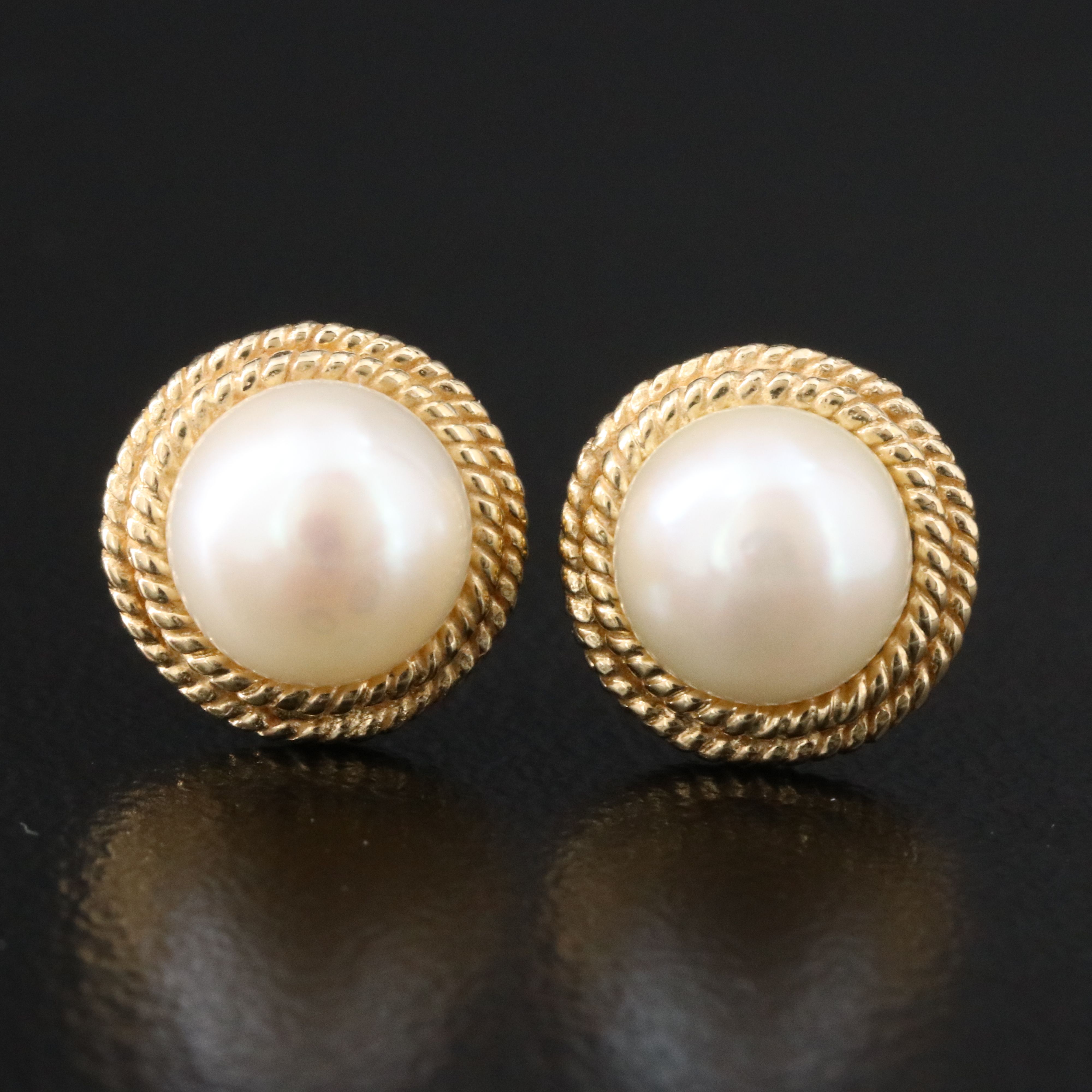14K Pearl Earrings