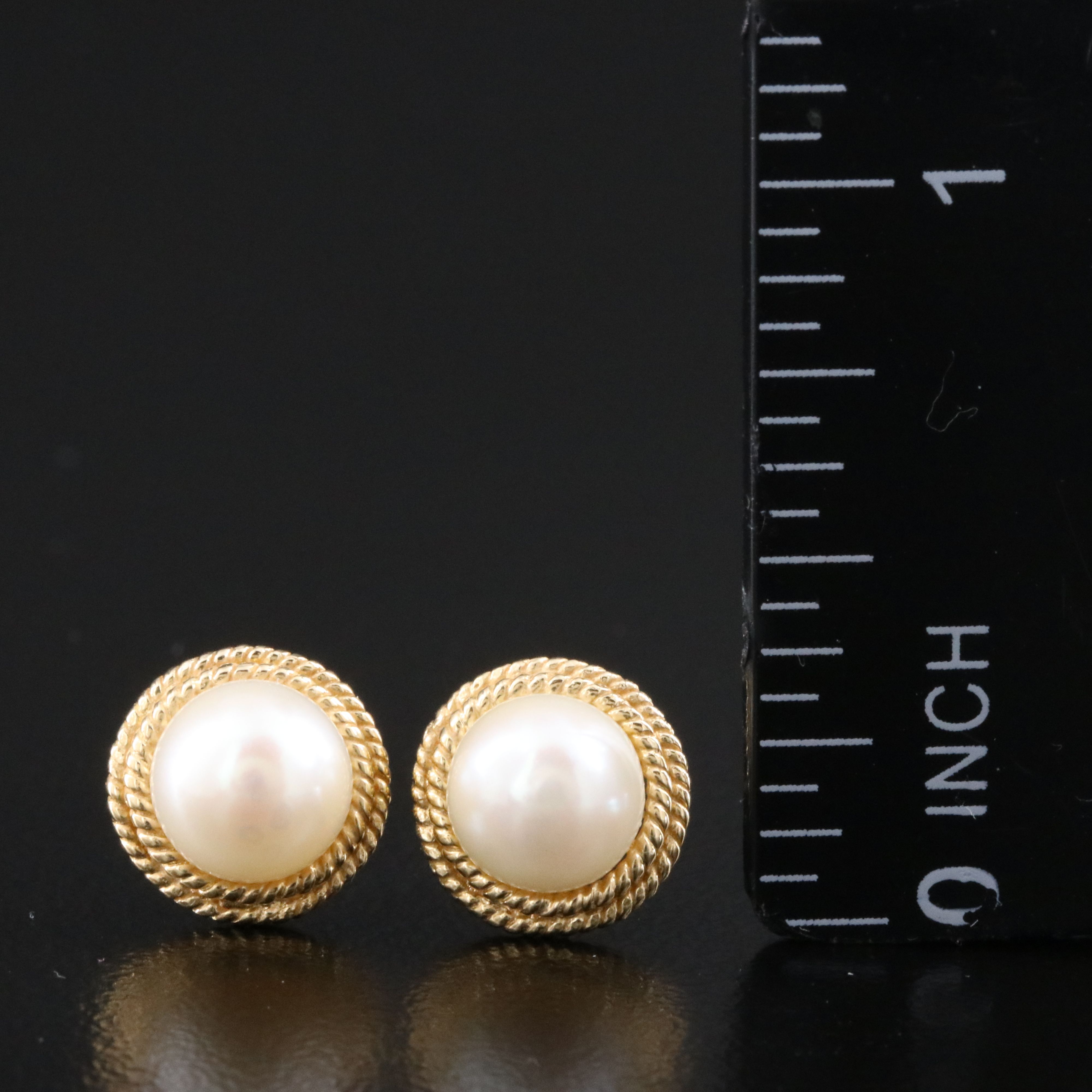 14K Pearl Earrings
