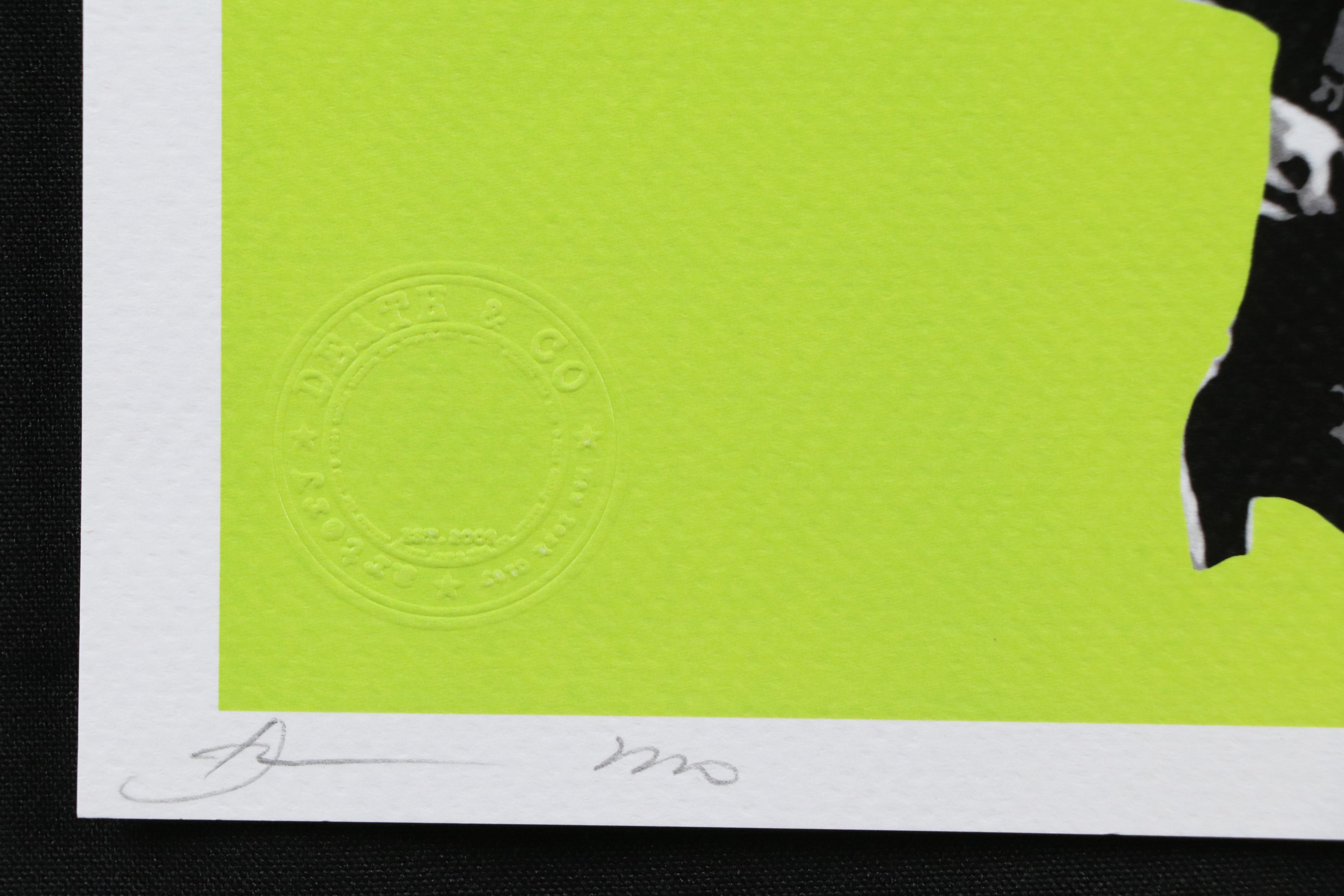 Death NYC Pop Art Digital Graphic Print of Queen Elizabeth II, 2020