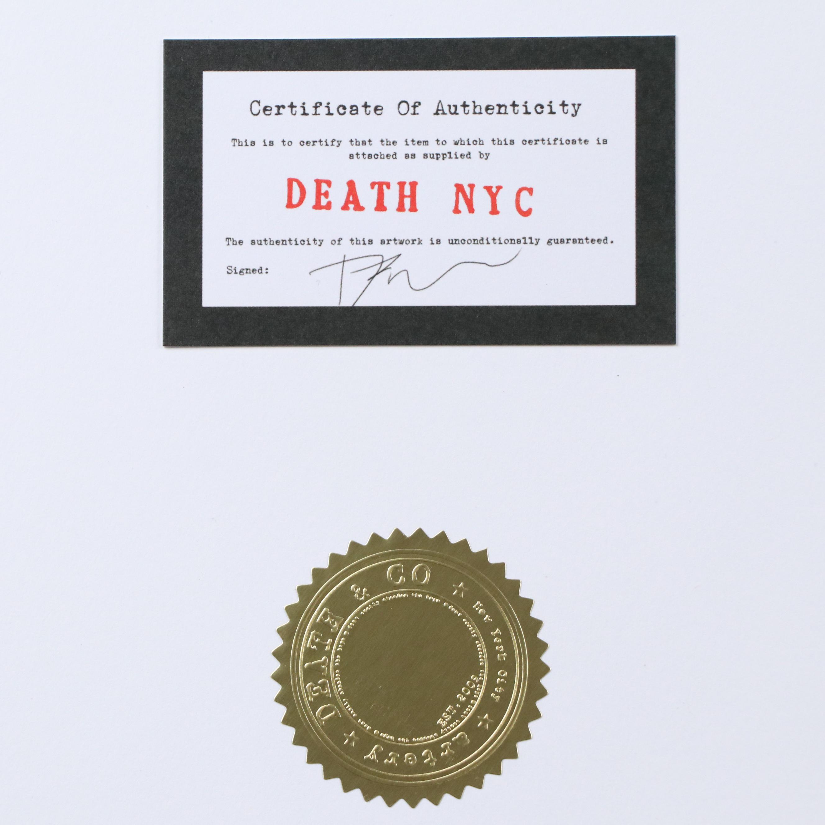 Death NYC Pop Art Digital Graphic Print of Queen Elizabeth II, 2020