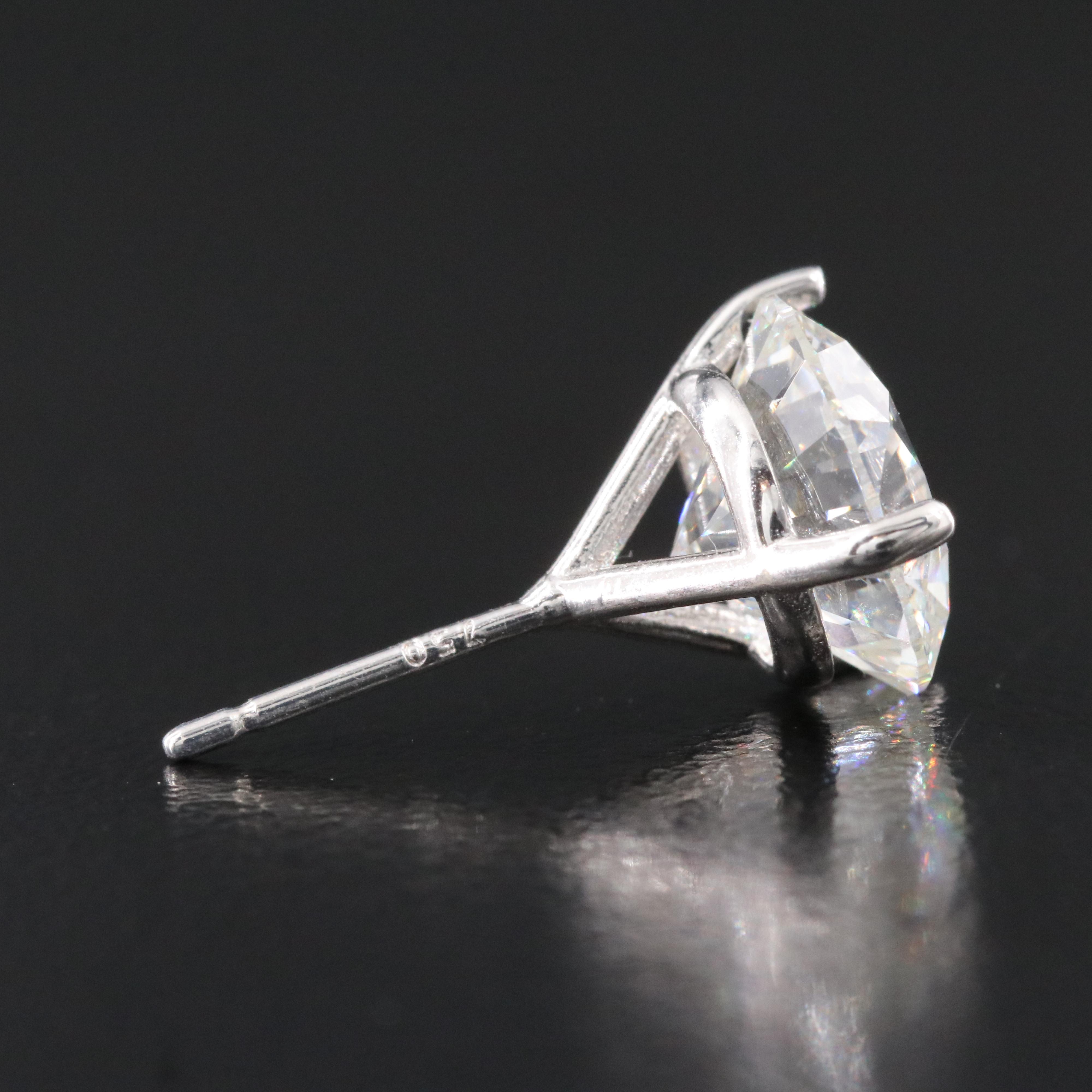 18K 6.00 CTW Lab Grown Diamond Stud Earrings