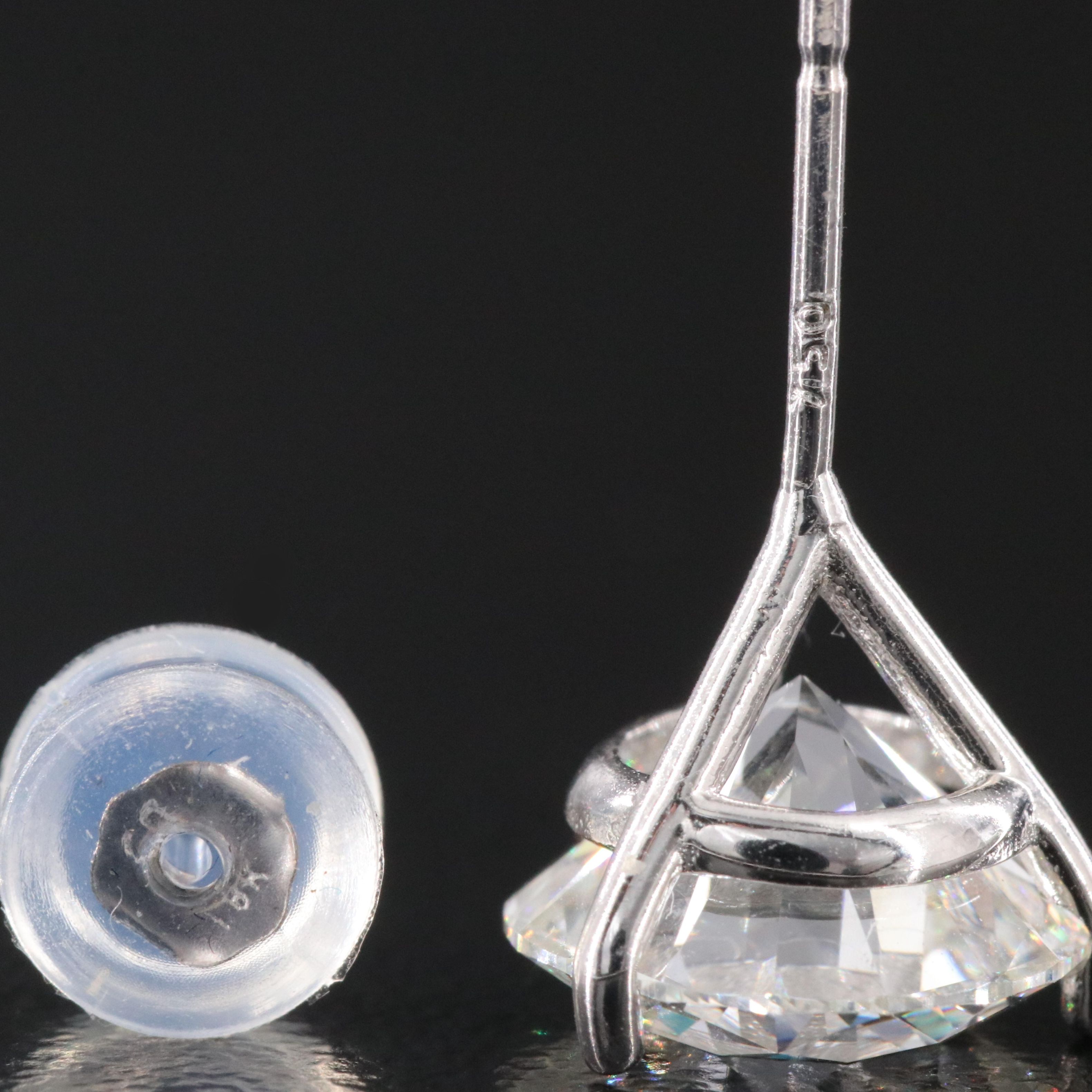 18K 6.00 CTW Lab Grown Diamond Stud Earrings