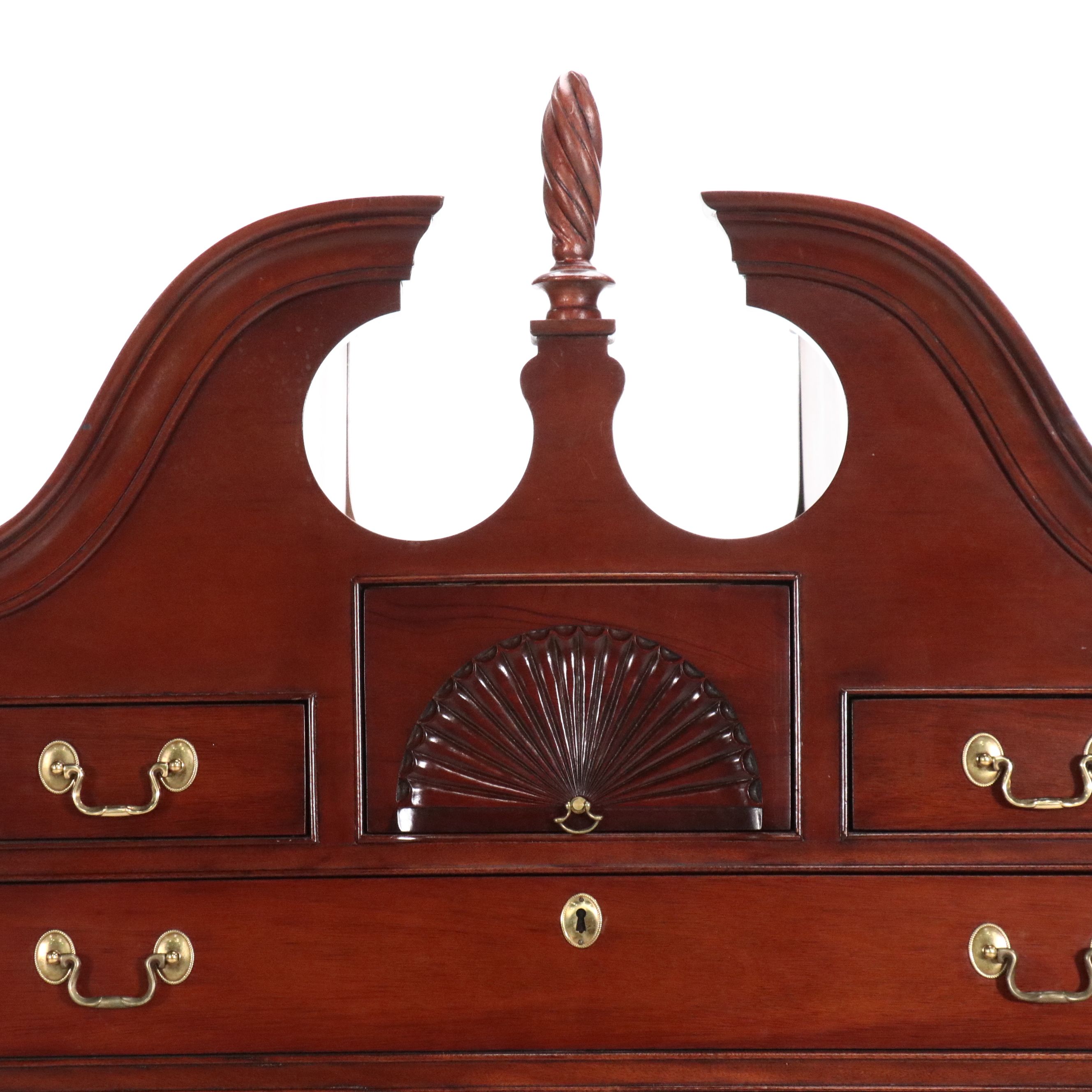 Hickory Chair James River Collection Chippendale Style Mahogany Chest on Chest