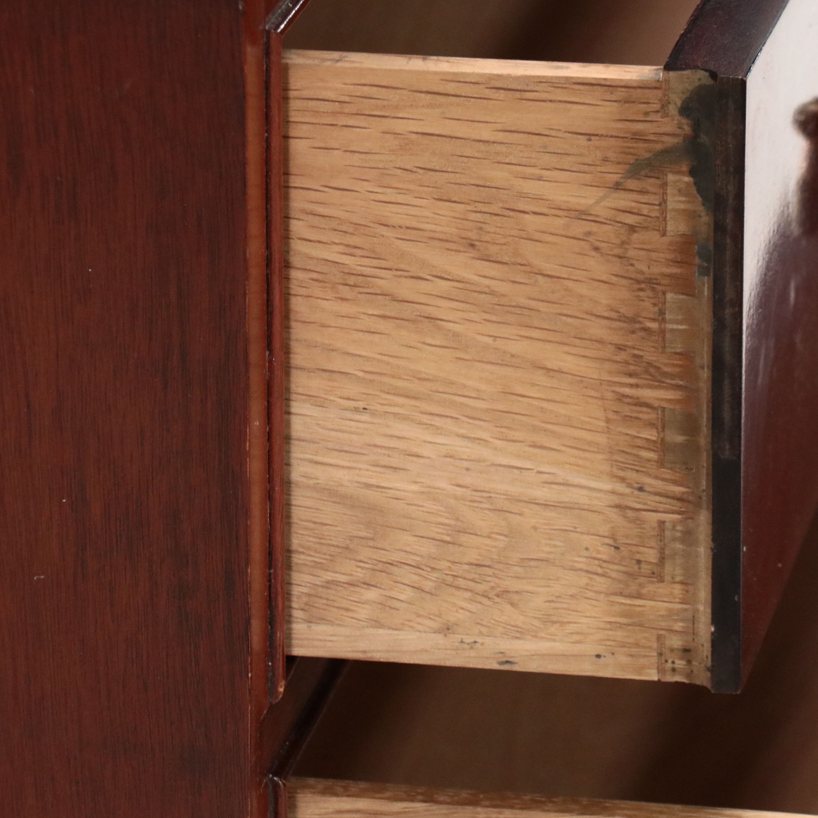 Hickory Chair James River Collection Chippendale Style Mahogany Chest on Chest