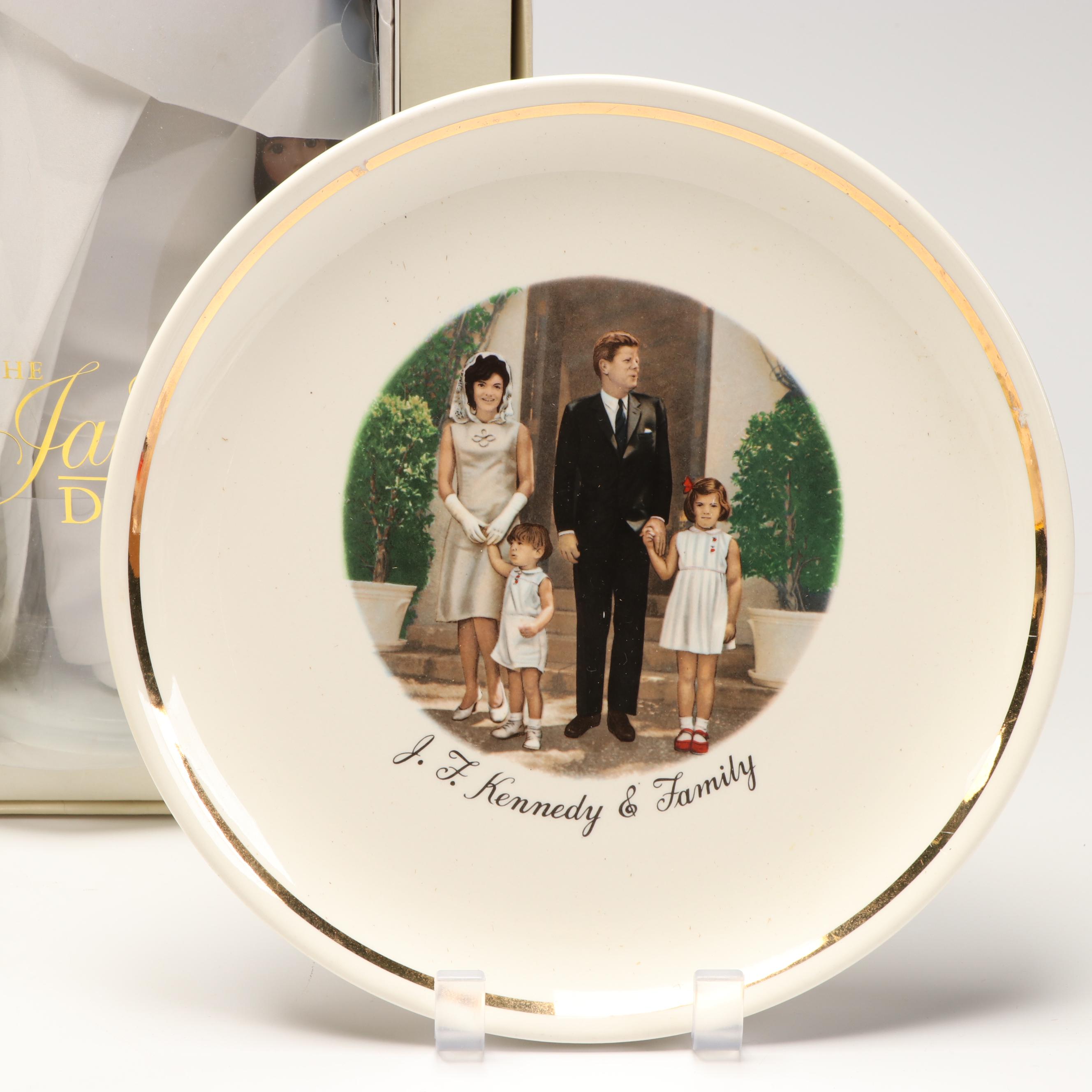 Franklin Heirloom Dolls "The Jackie Doll" and More Kennedy Family Memorabilia