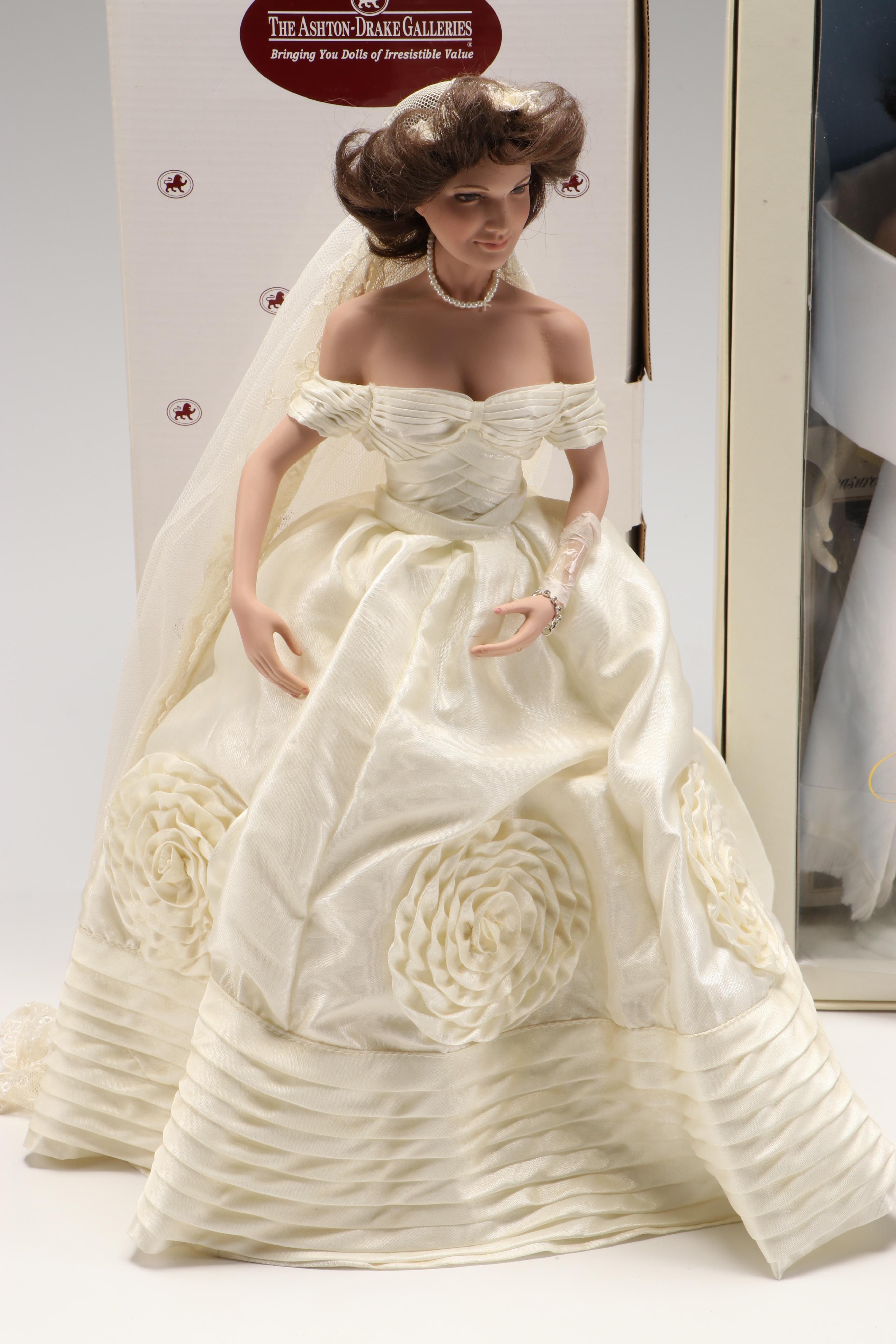 Franklin Heirloom Dolls "The Jackie Doll" and More Kennedy Family Memorabilia