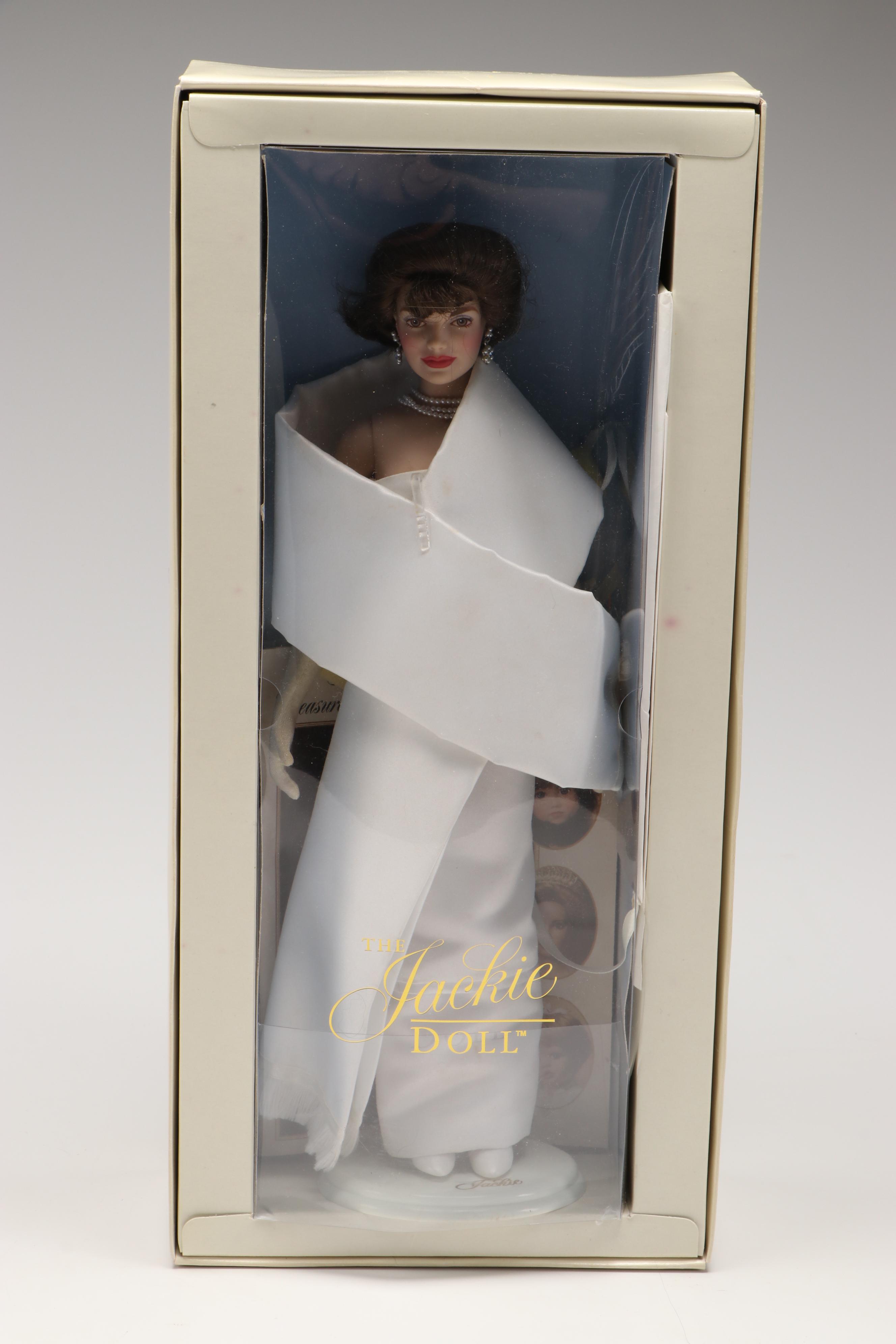 Franklin Heirloom Dolls "The Jackie Doll" and More Kennedy Family Memorabilia