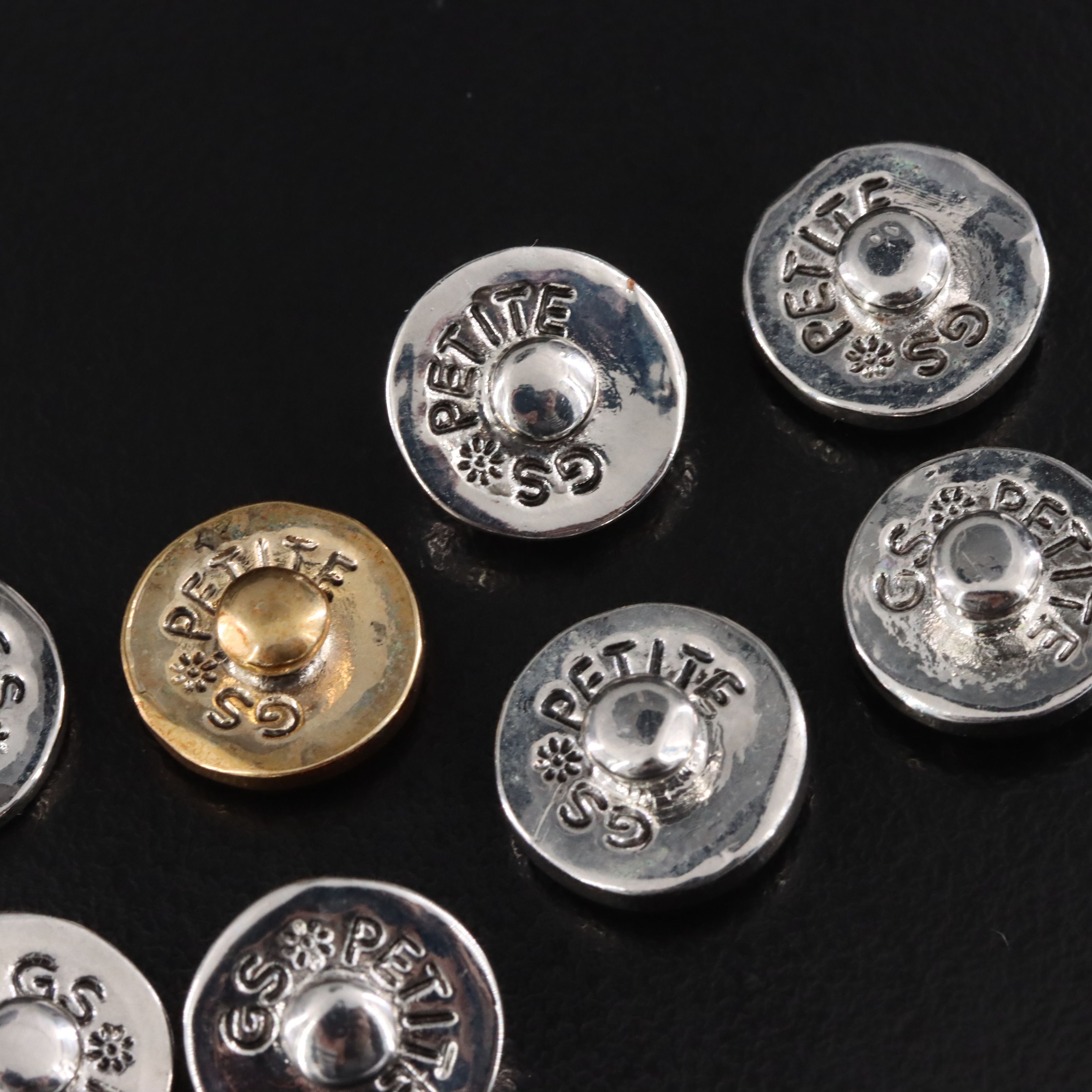 Rhinestone, Enamel and Glass Interchangeable Top Rings