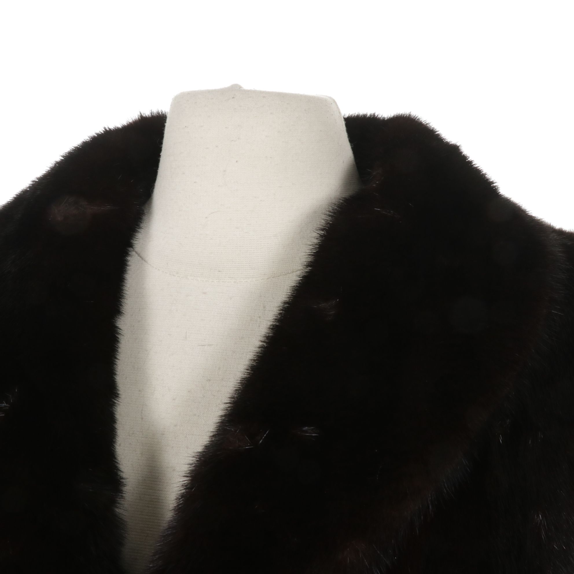 American Fur Awards Dark Mahogany Mink Fur Jacket
