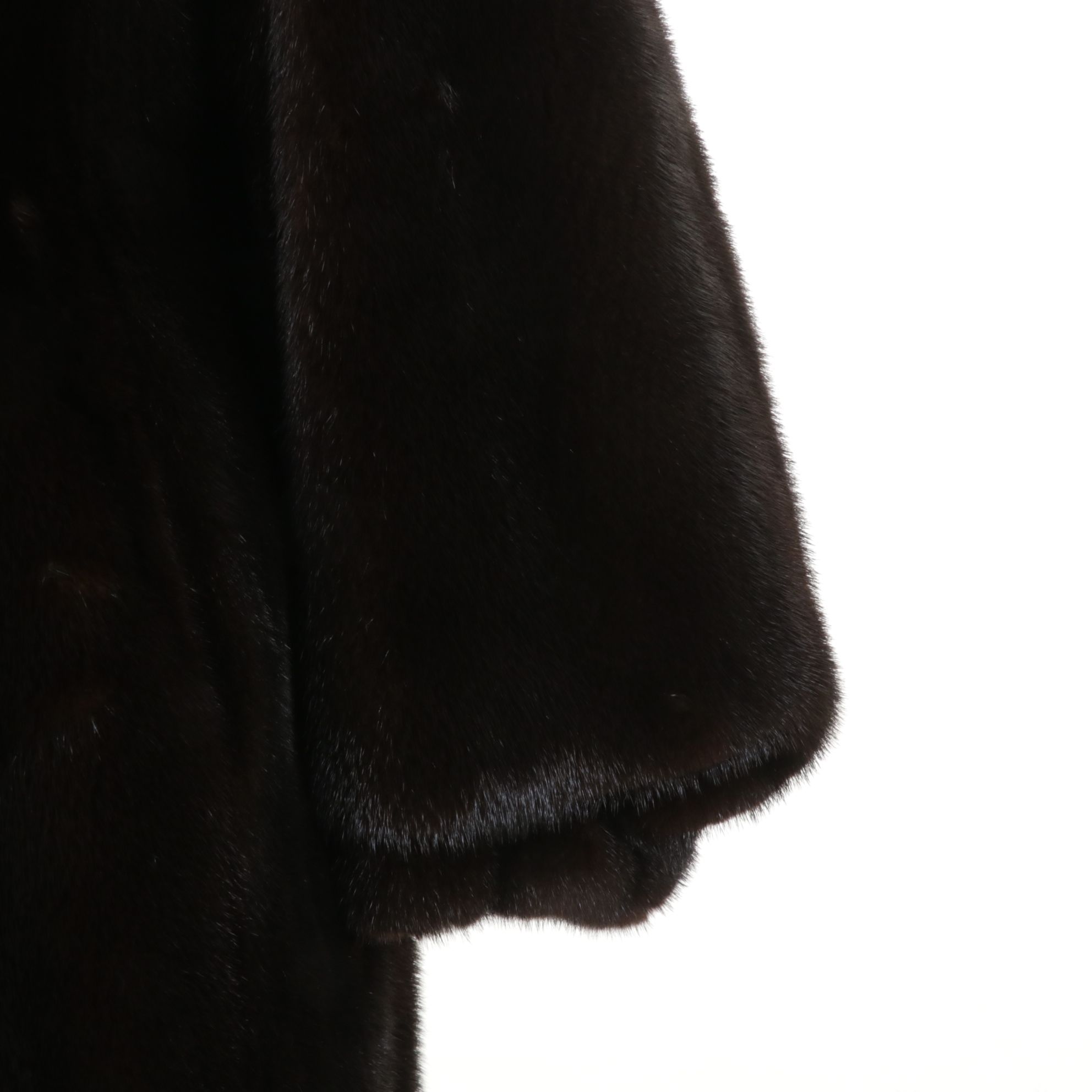American Fur Awards Dark Mahogany Mink Fur Jacket