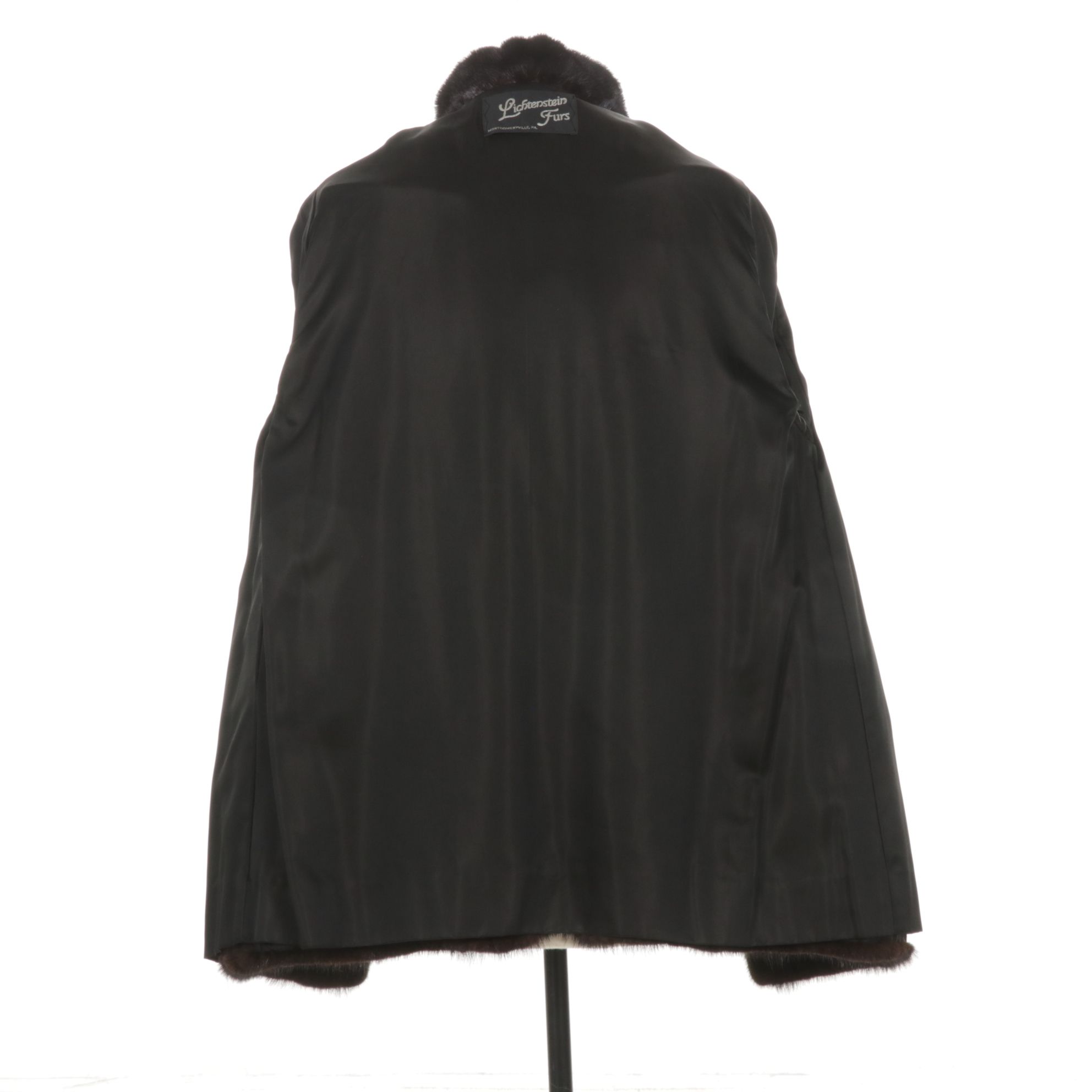 American Fur Awards Dark Mahogany Mink Fur Jacket