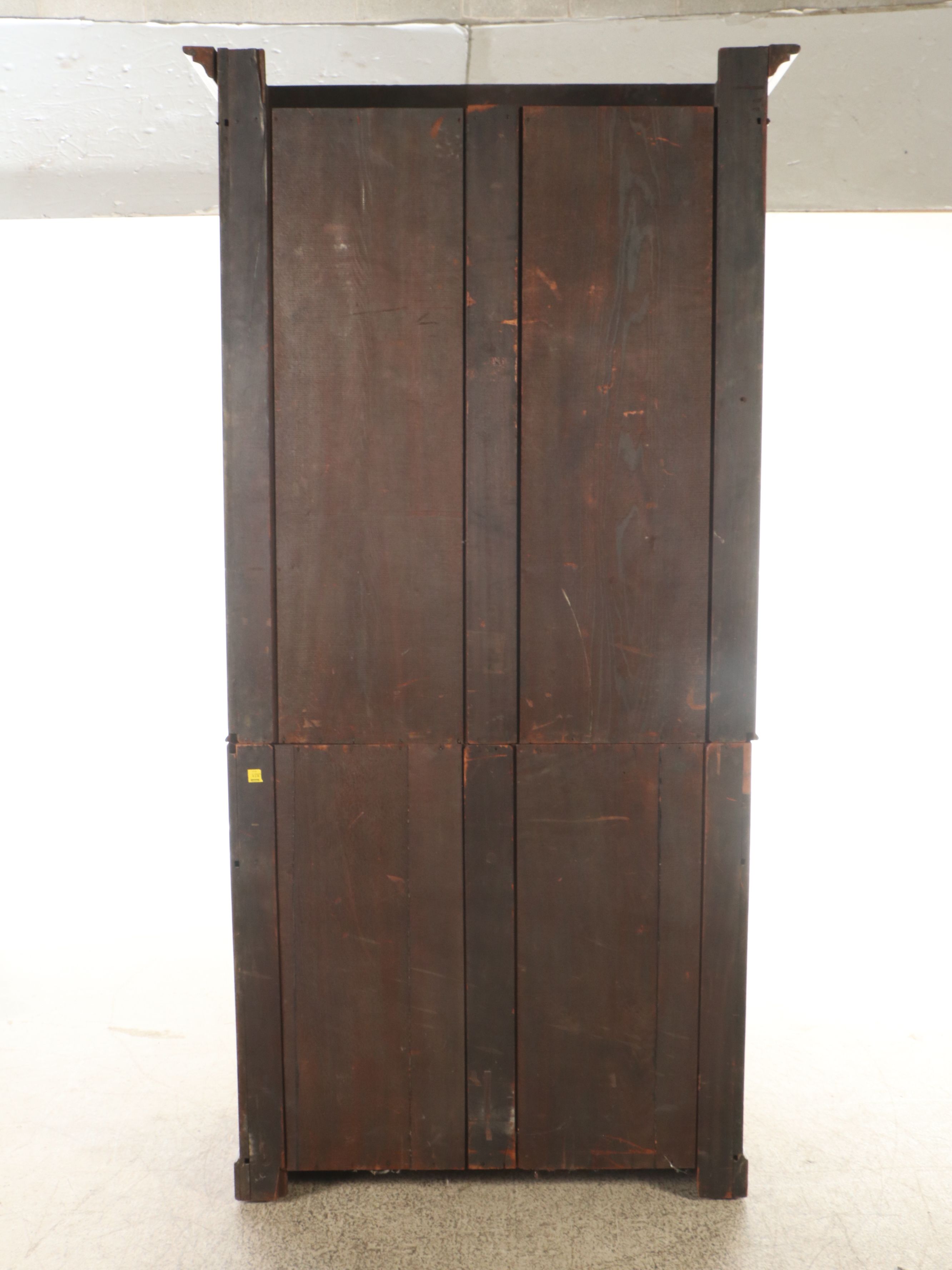 American Victorian Walnut Secretary Bookcase, Late 19th Century