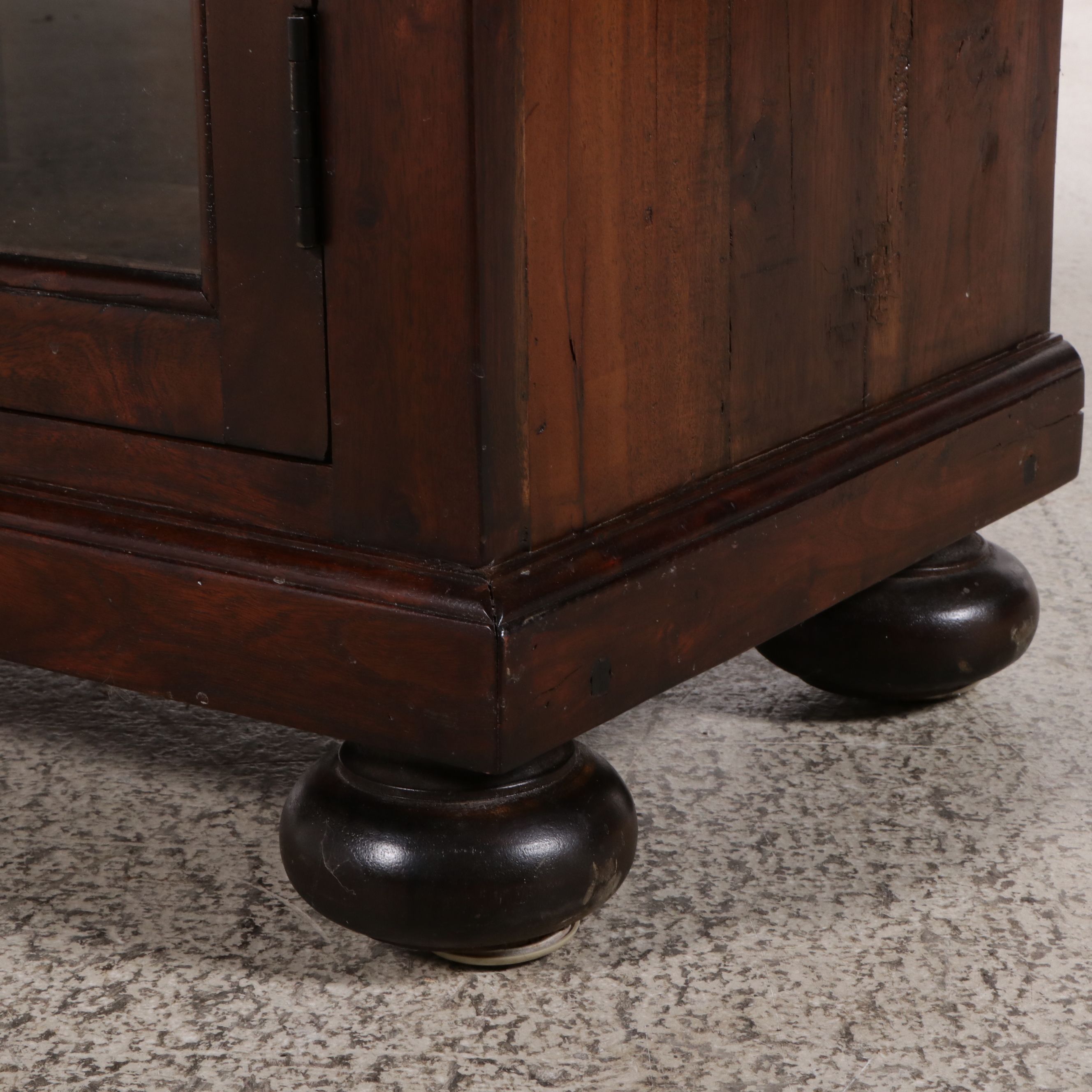 Arhaus Craftsman Style Walnut Finish Media Cabinet