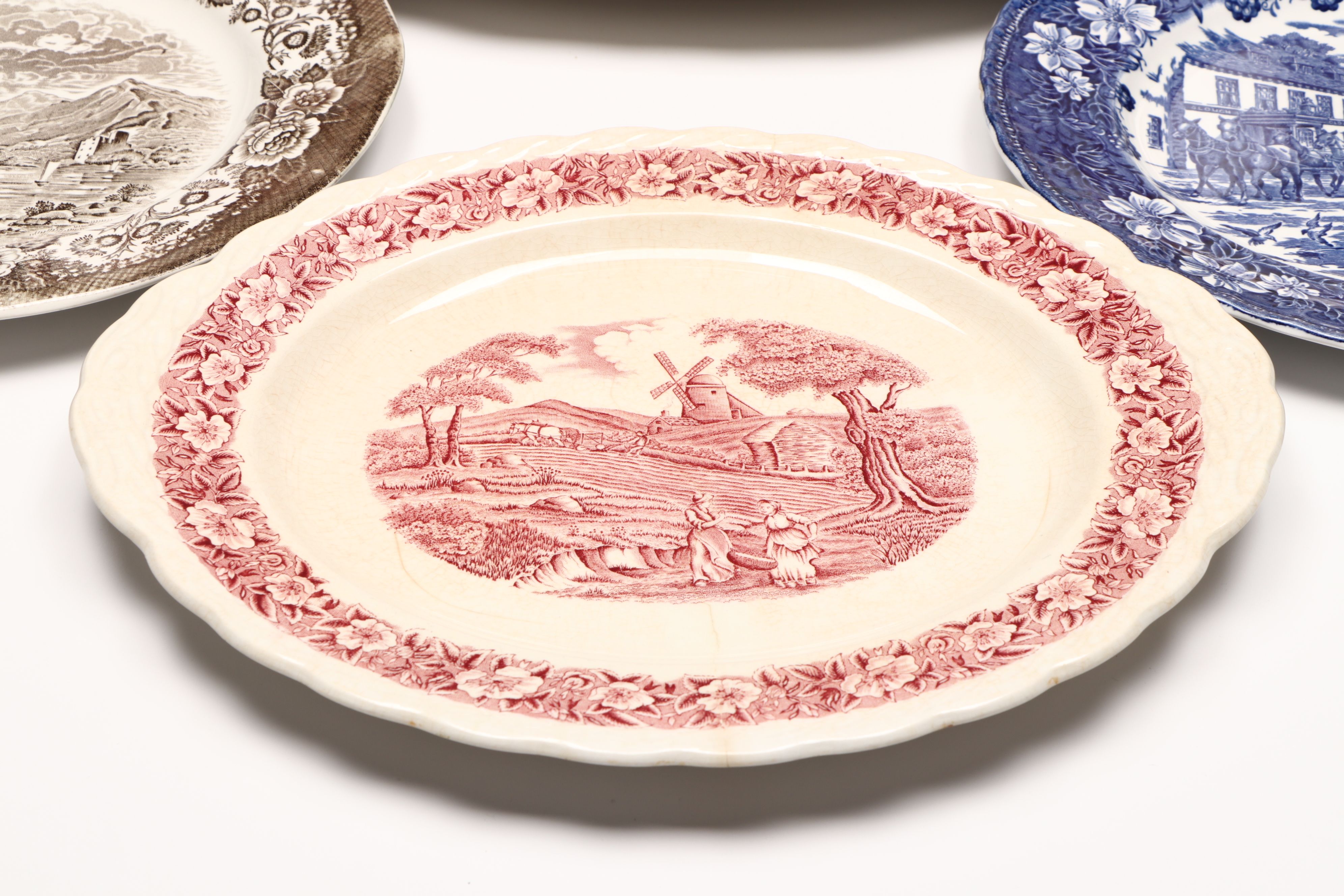 Franciscan "Countryside" and Other Transferware Ceramic Tableware