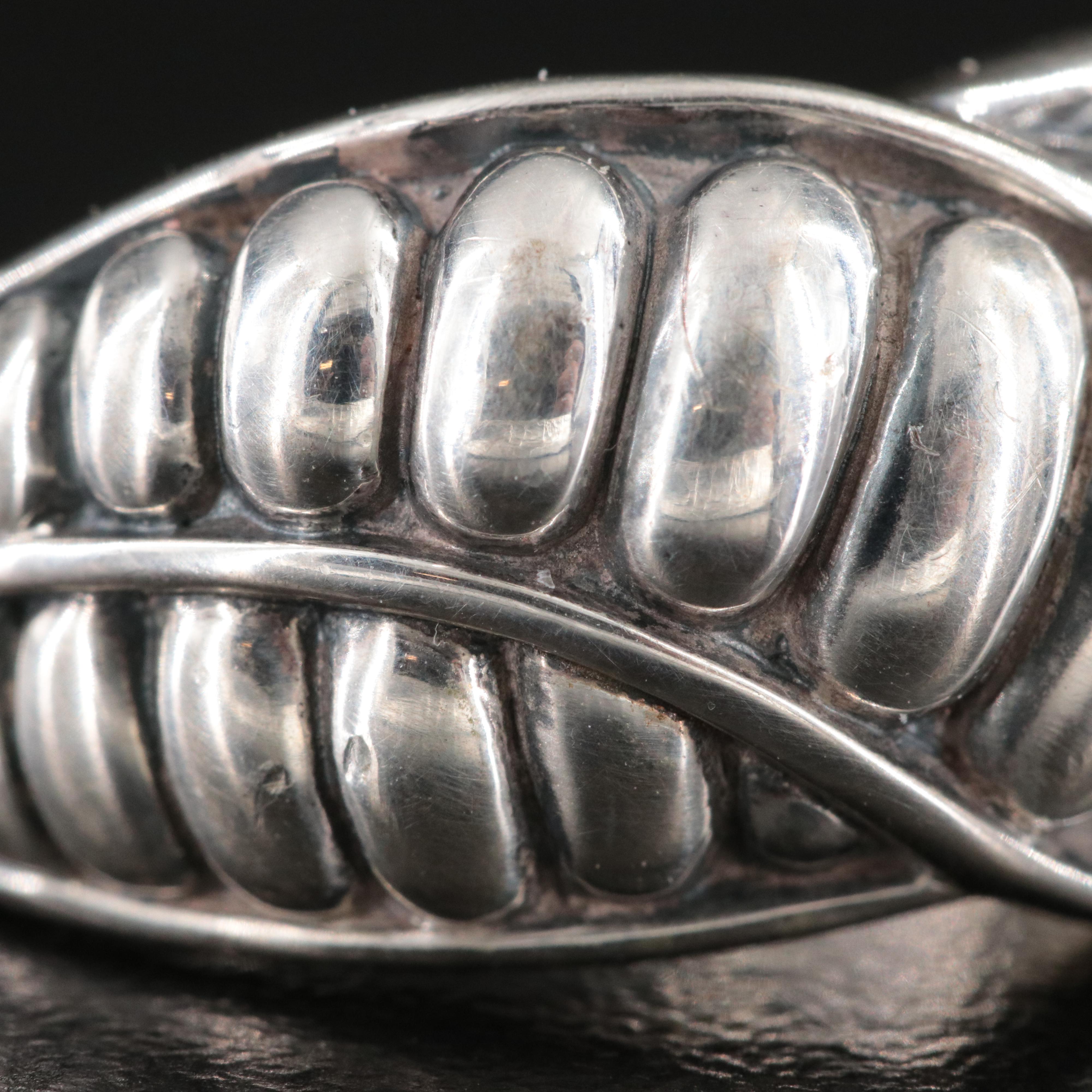 Lagos Sterling Fluted Crossover Ring