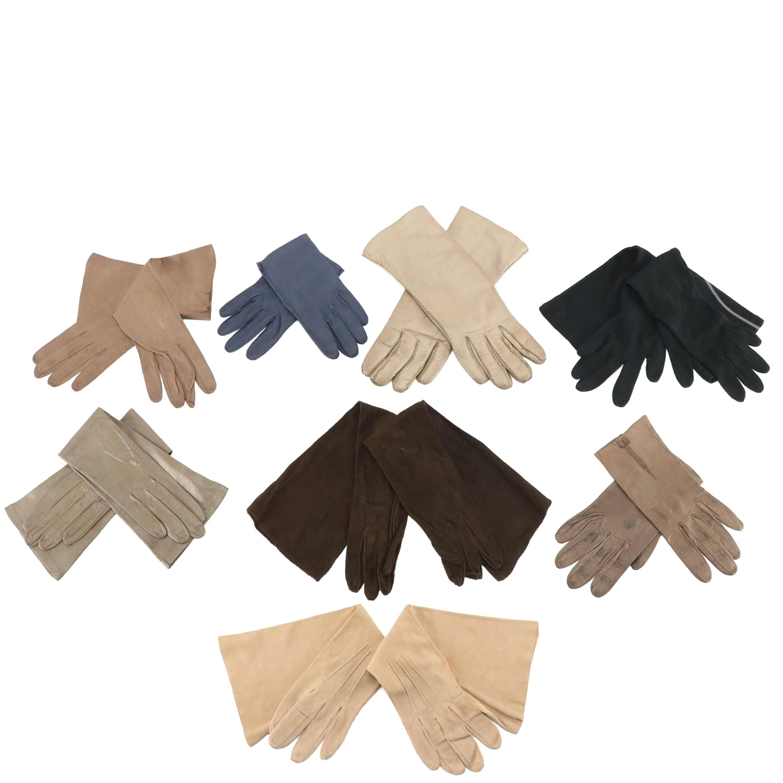 Van Raalte Elbow Gloves, Aris Four Hundred Washable Gloves, Other Fashion Gloves