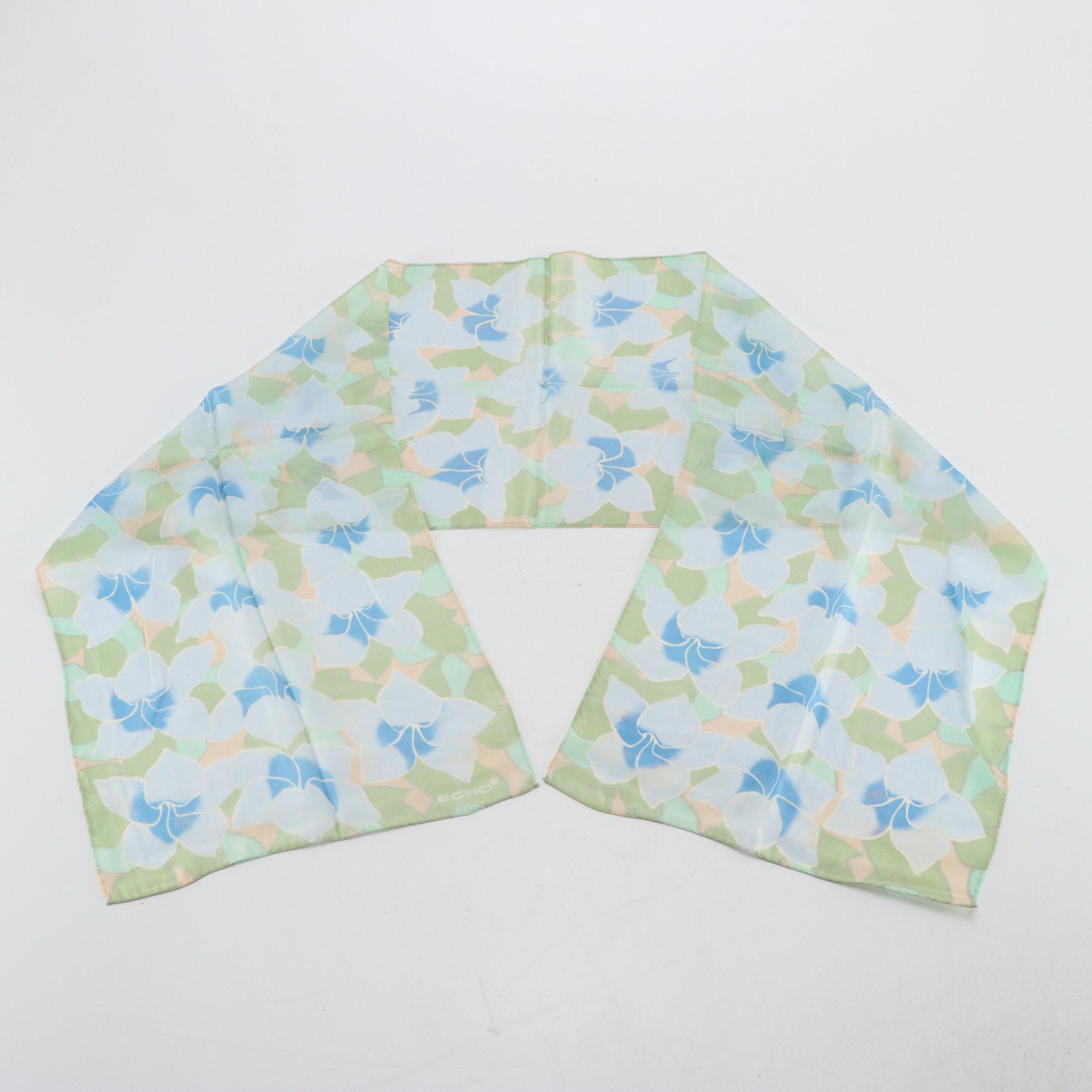 Chloe, Echo, Vera and Other Printed Scarves in Silk and Fabric