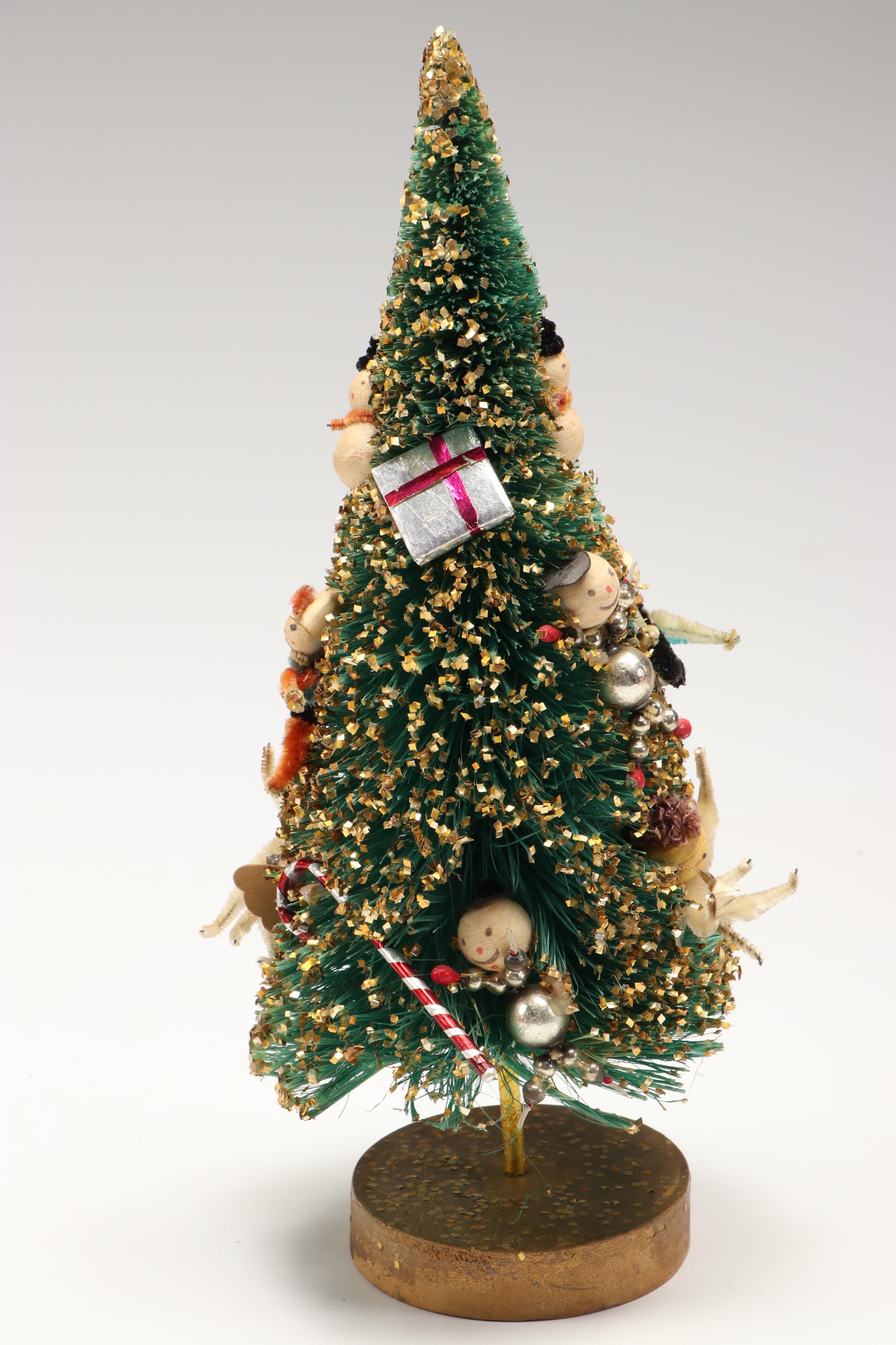 St. Nick Miniature Christmas Tree, Mid-20th Century