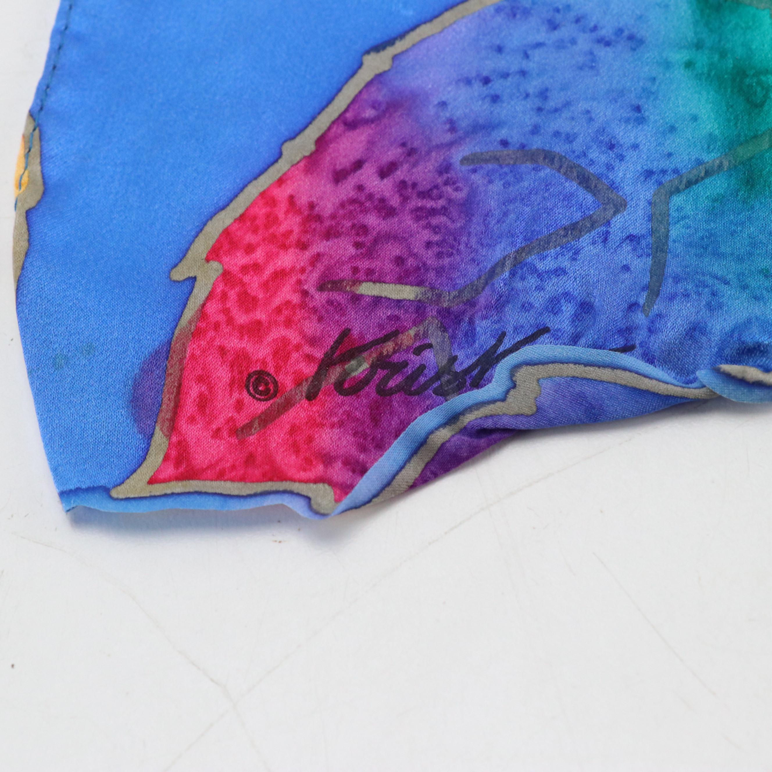 Chloe, Echo, Vera and Other Printed Scarves in Silk and Fabric