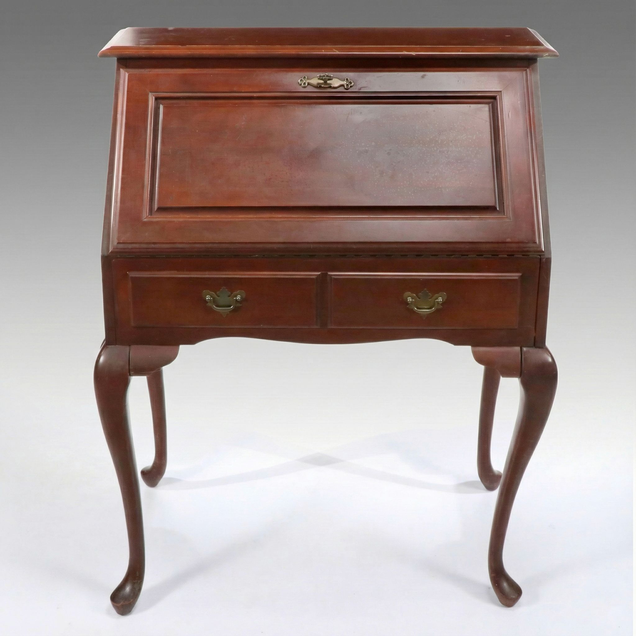 Broyhill Queen Anne Style Slant Front Desk