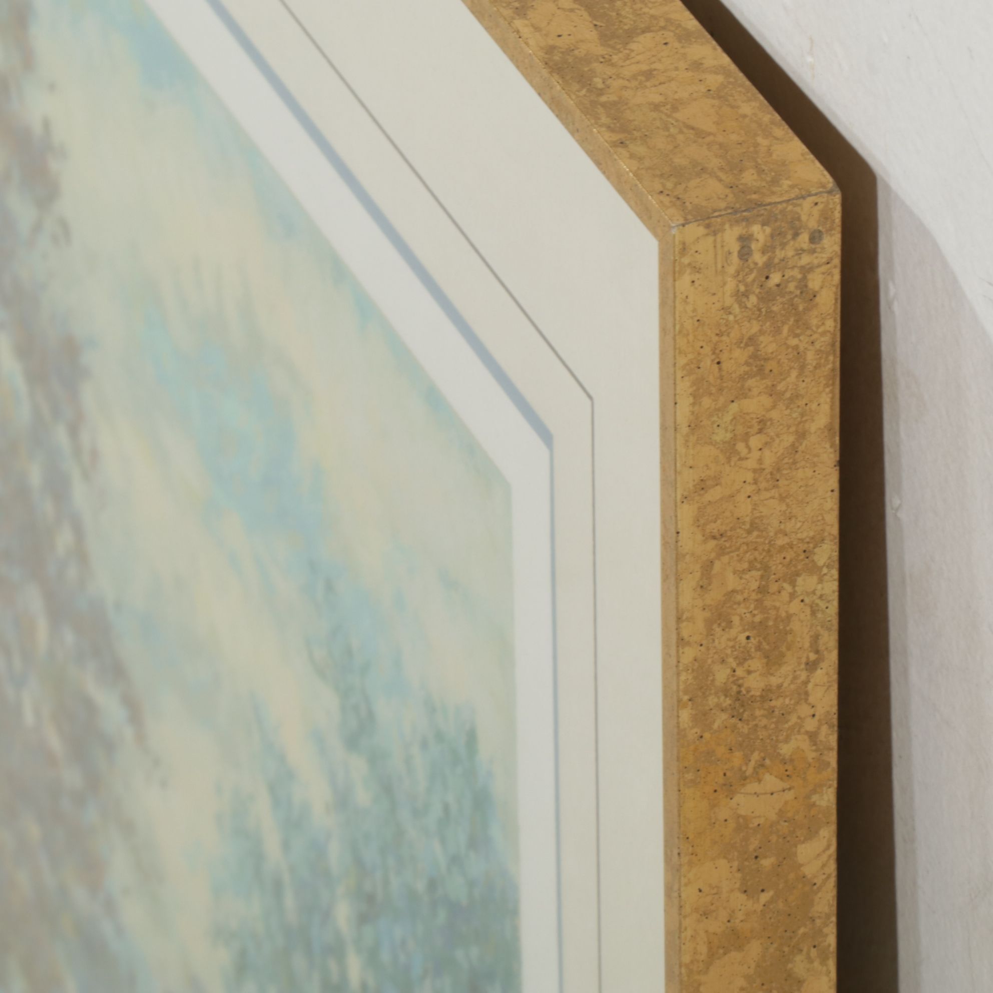 Christian Title Serigraph "View into the City", Late 20th to Early 21st Century