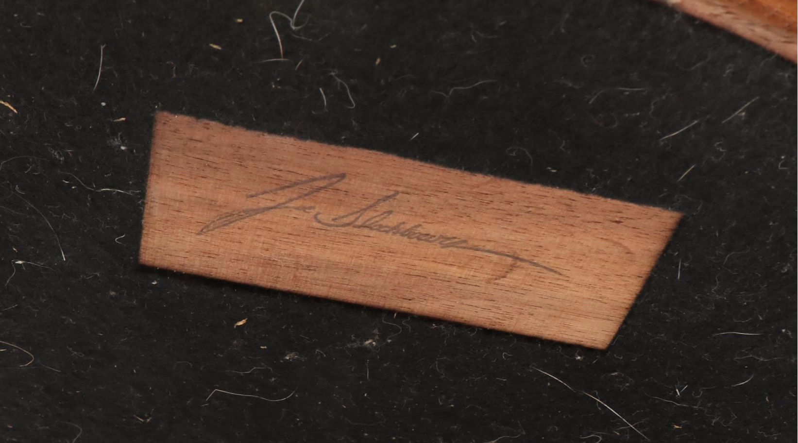 Joe Slockblower "Soul Mates" Resin Wolf Pair Portraits, 1997