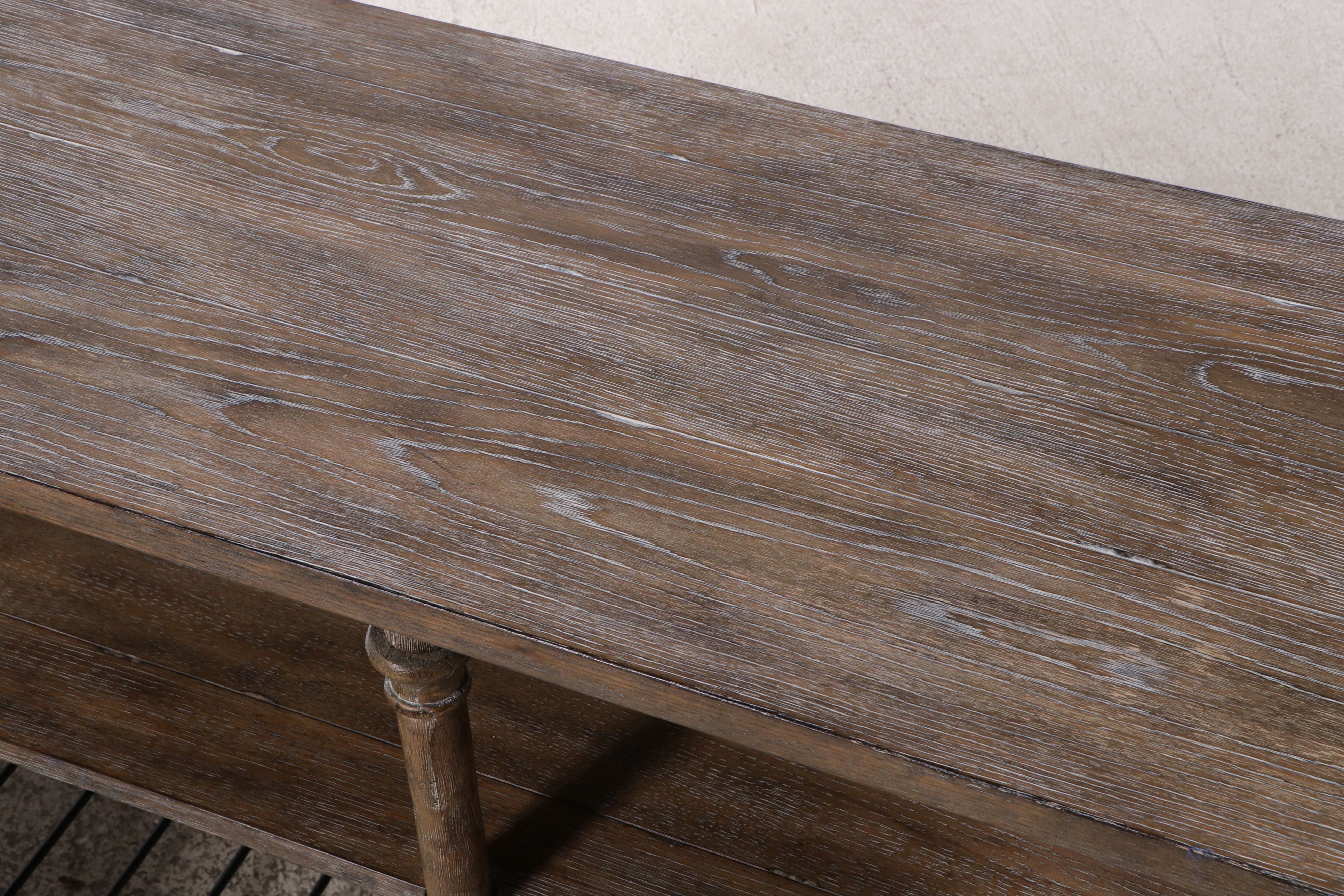 Pair of Stein World Contemporary Beaux Arts Style Wood and Metal Tables