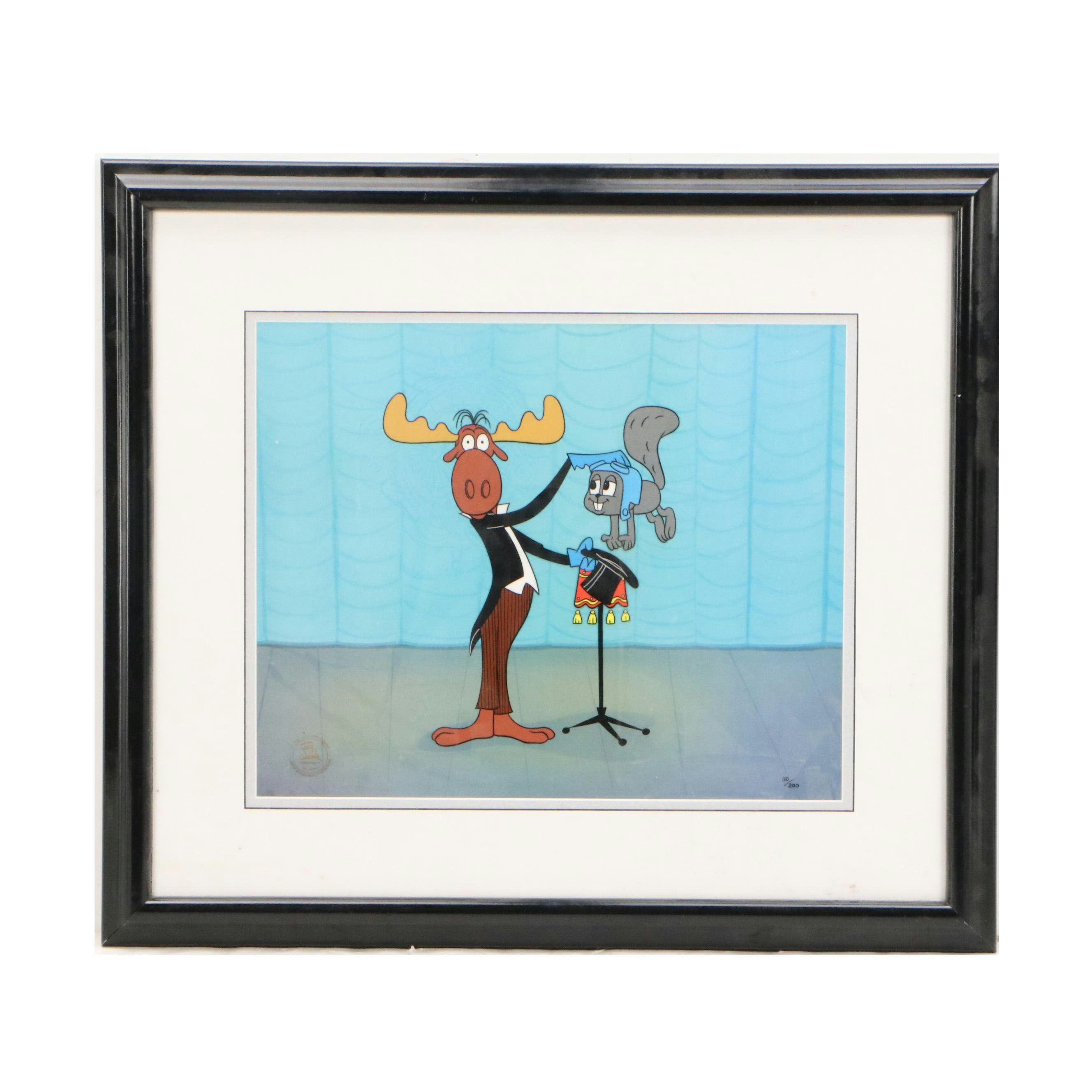 The Adventures of Rocky and Bullwinkle and Friends Sericel "This Time For Sure"