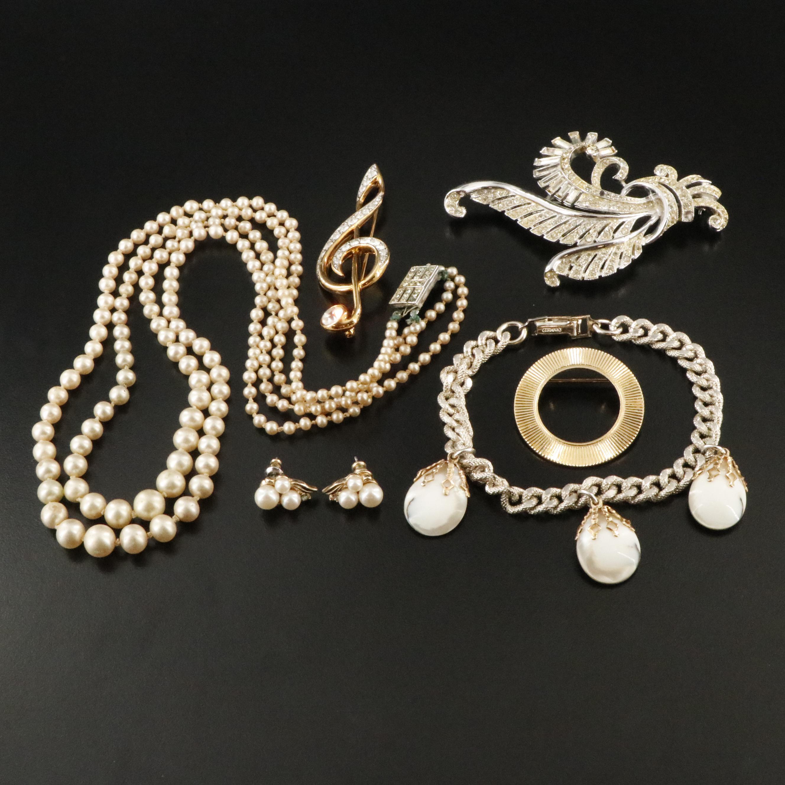 Swarovski Brooch Featured in Jewelry Collection