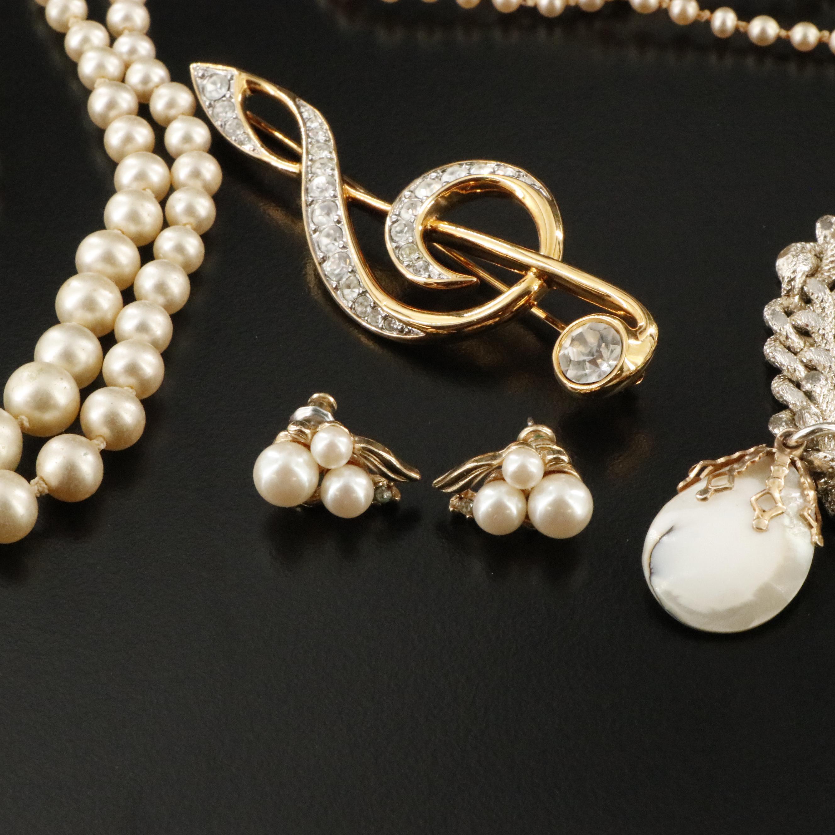 Swarovski Brooch Featured in Jewelry Collection