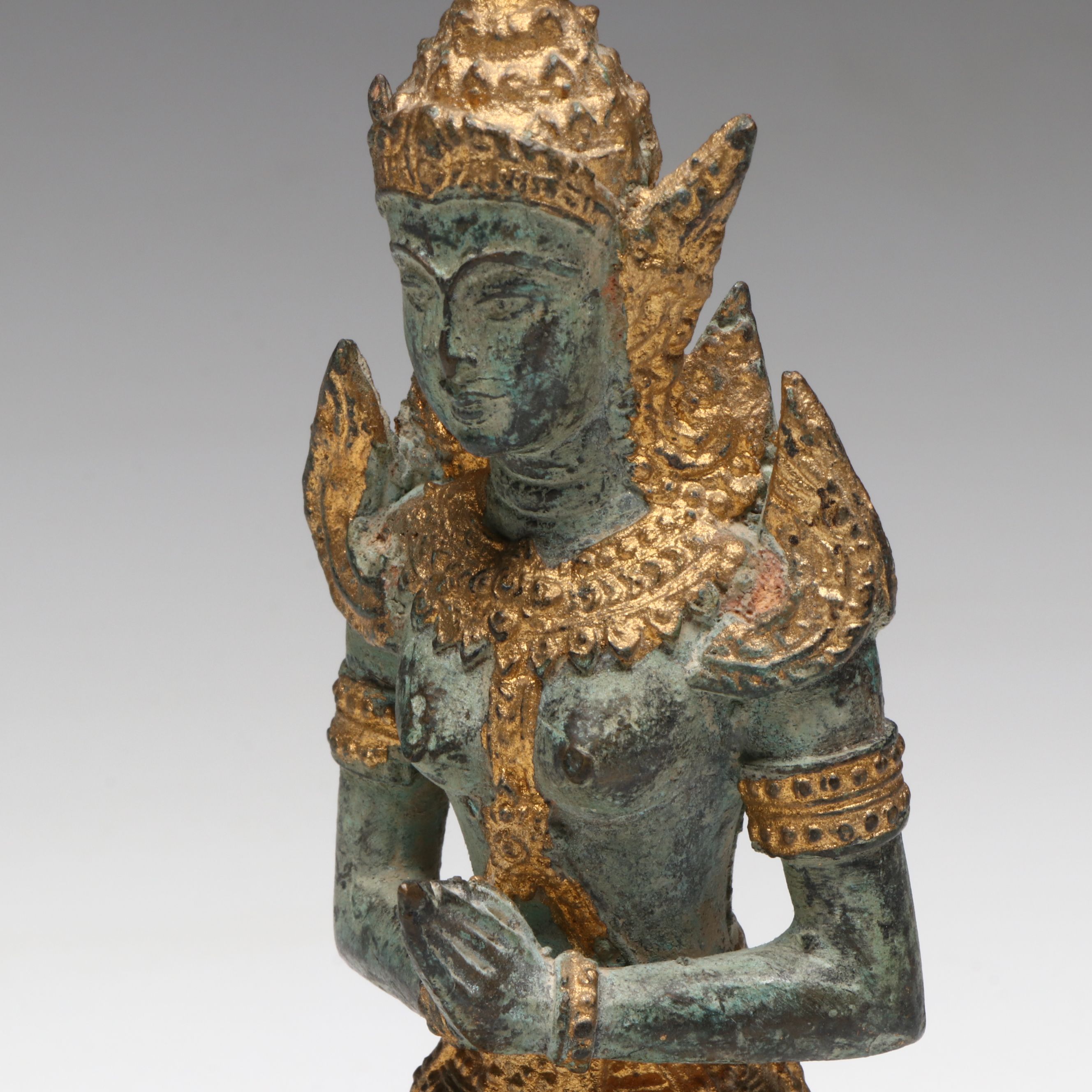 Thai Gilded Bronze Theppanom