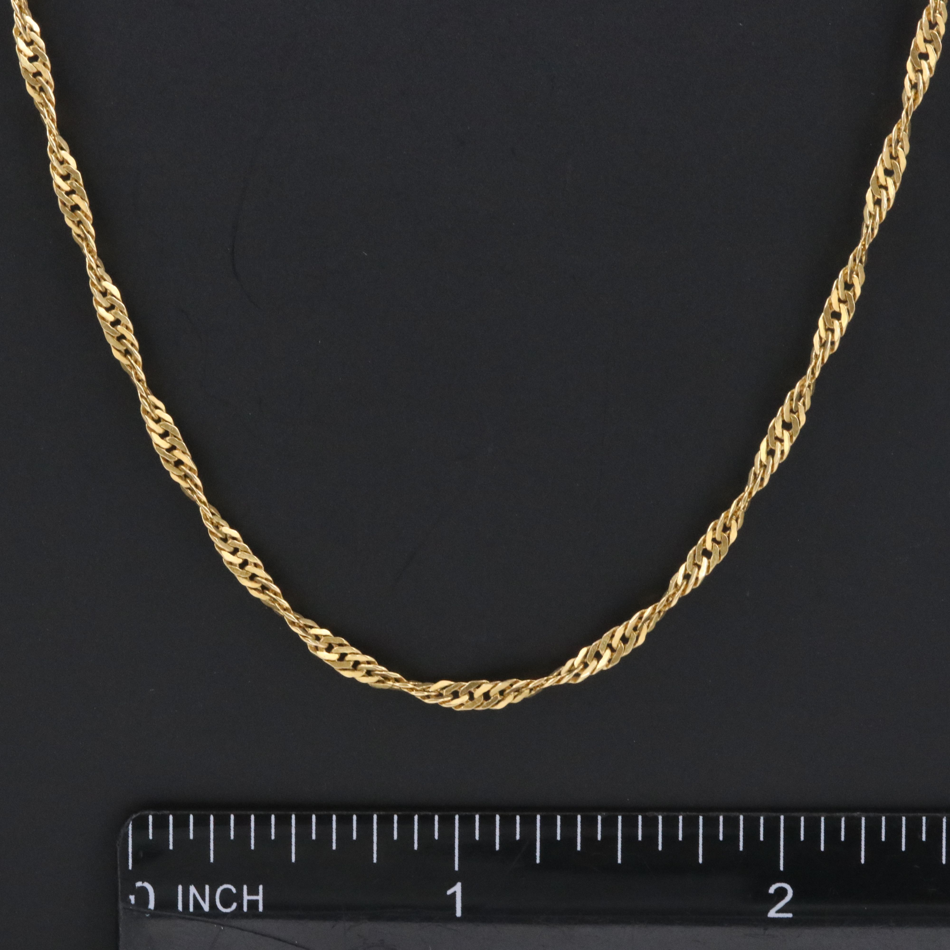 18K Rope Chain Necklace