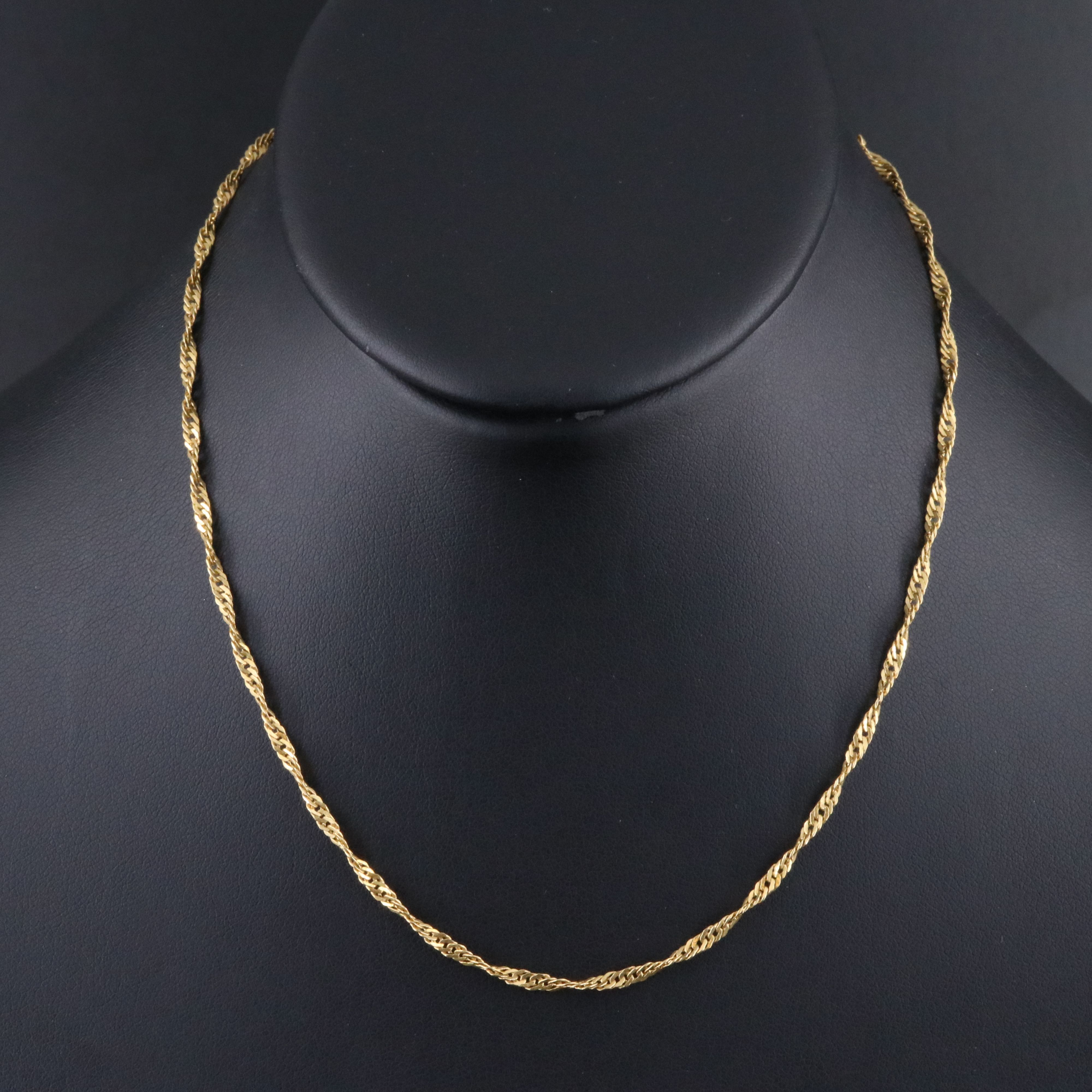 18K Rope Chain Necklace