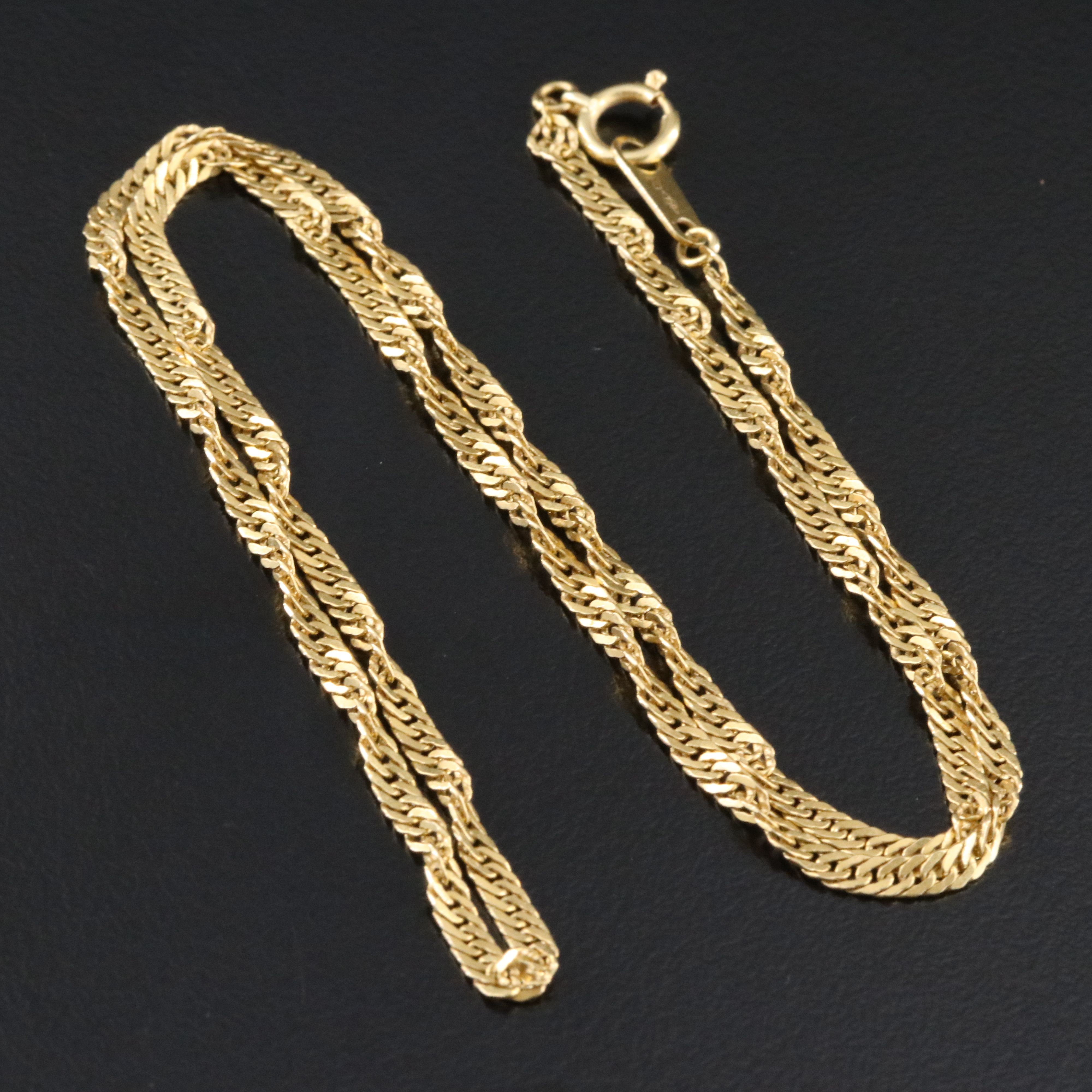18K Rope Chain Necklace