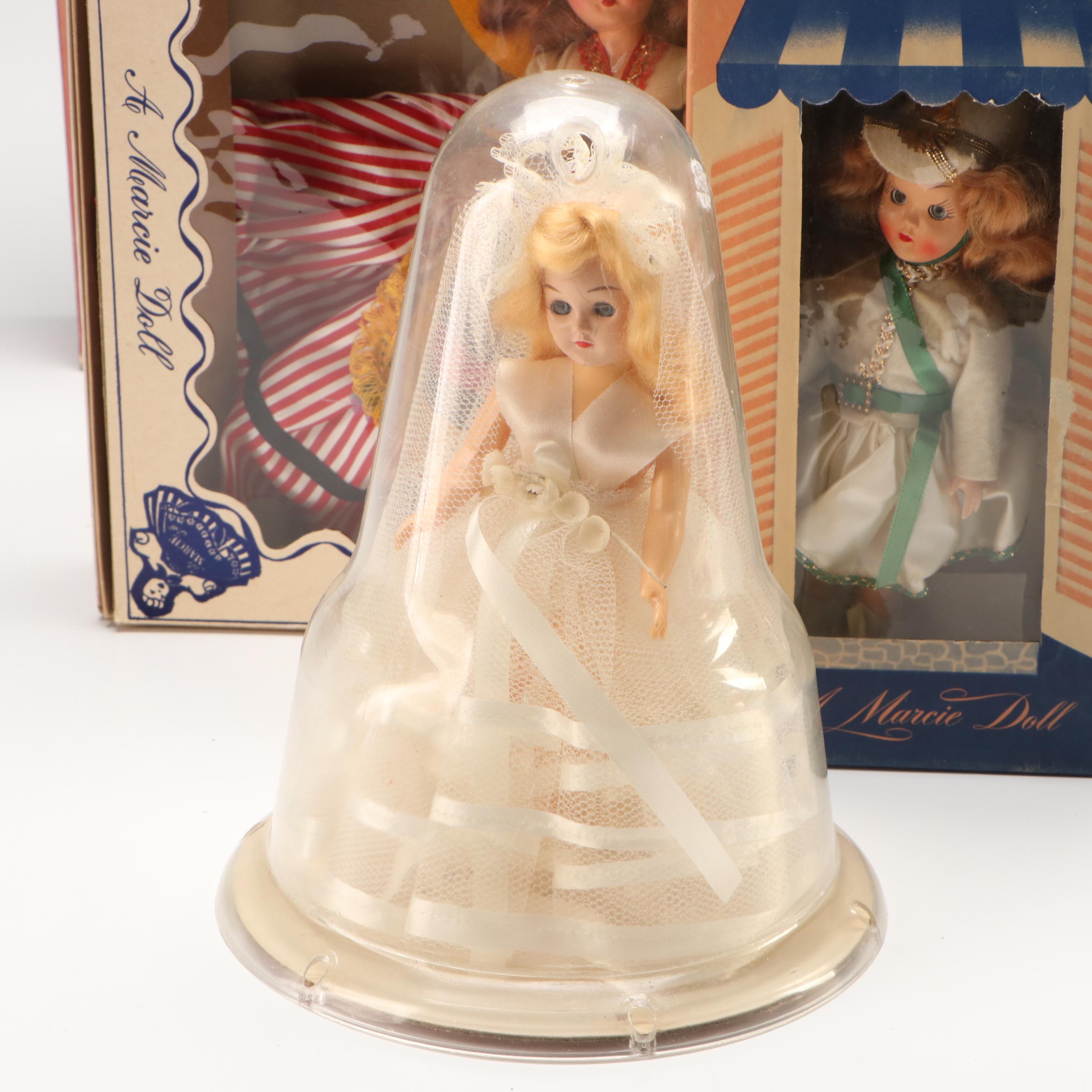 The House of Dolls "Dream Girl" and "Cinderella" with Other Marcie Dolls