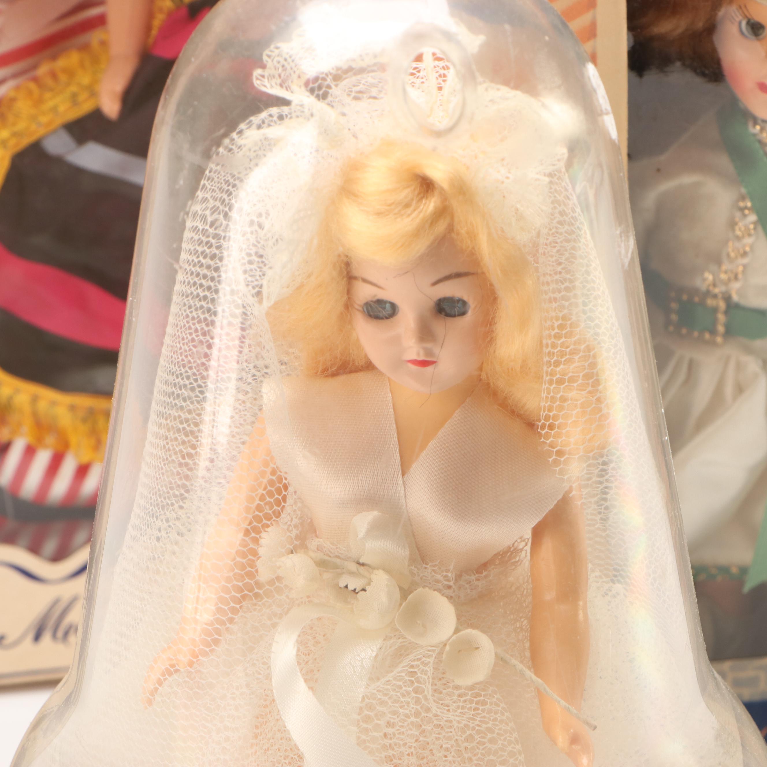 The House of Dolls "Dream Girl" and "Cinderella" with Other Marcie Dolls