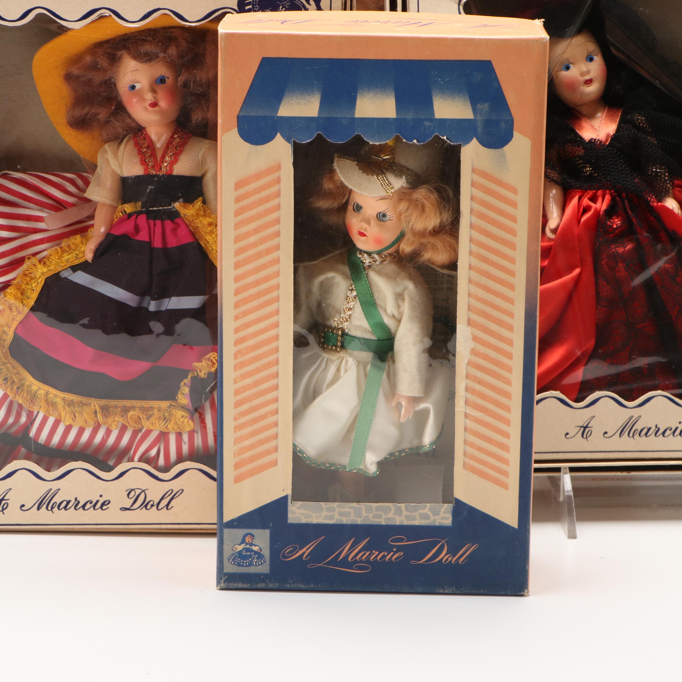 The House of Dolls "Dream Girl" and "Cinderella" with Other Marcie Dolls