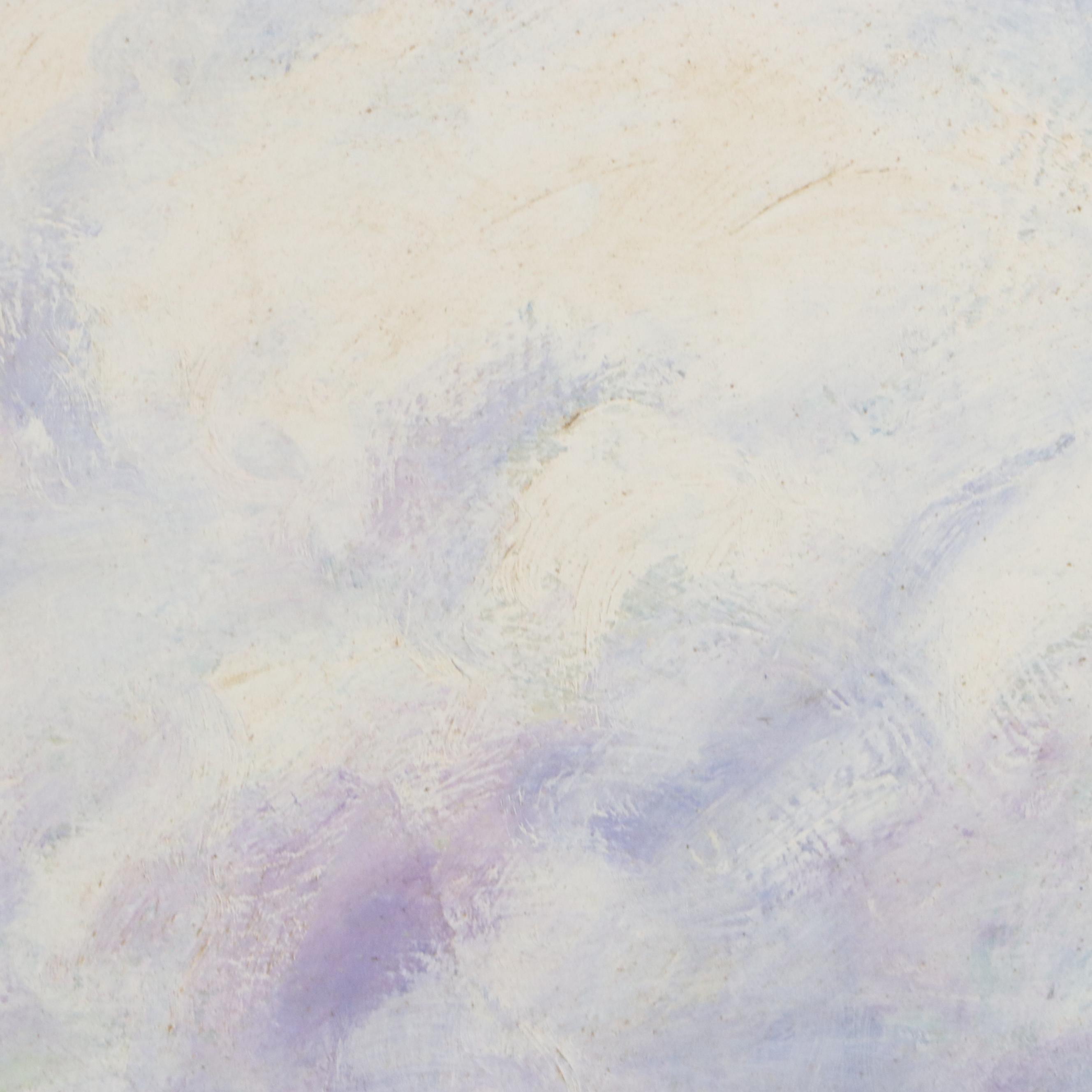 Large-Scale Acrylic Painting of Red Barn, Late 20th - 21st Century