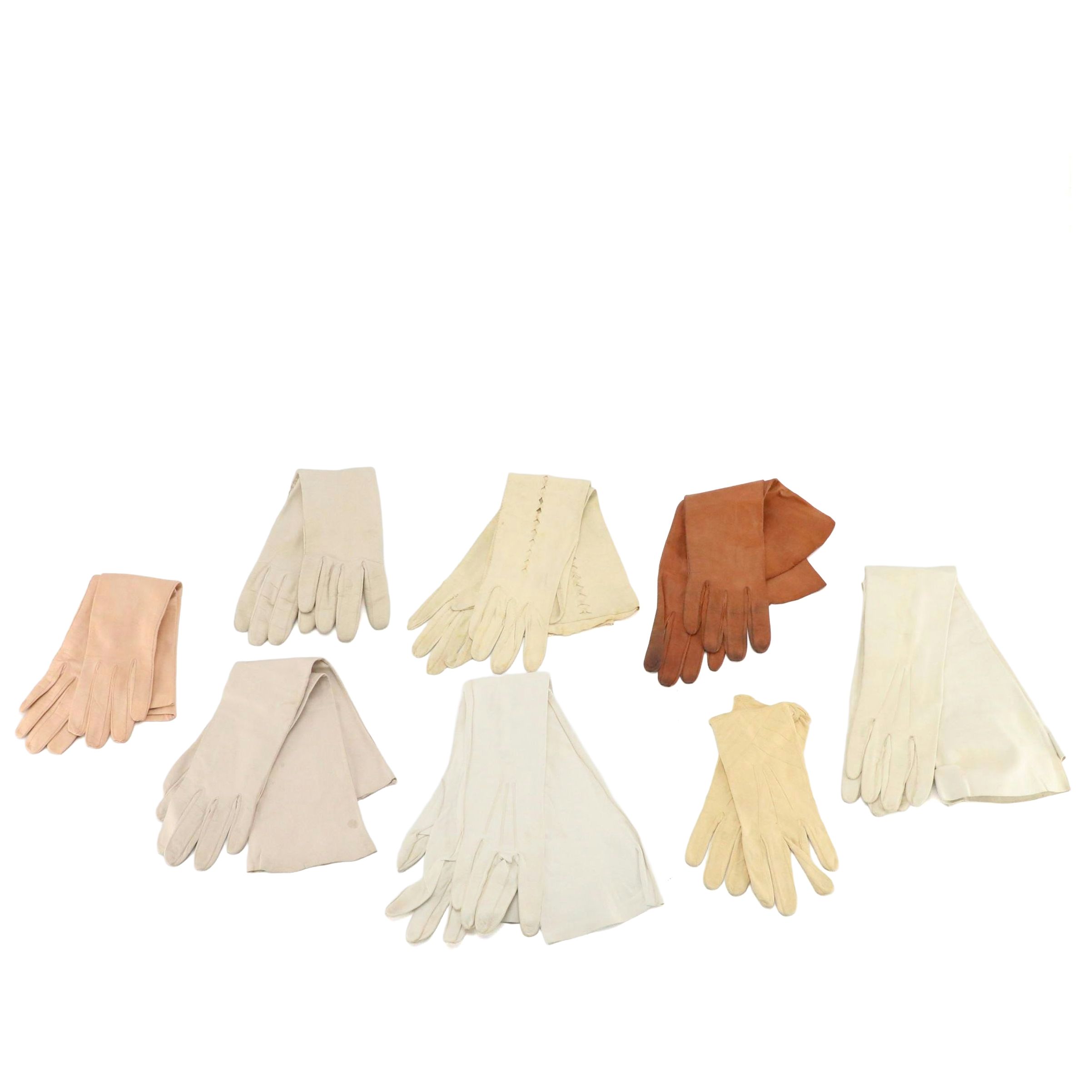 Tréfousse Opera Gloves, Kislav Elbow Gloves, and Other Leather Fashion Gloves