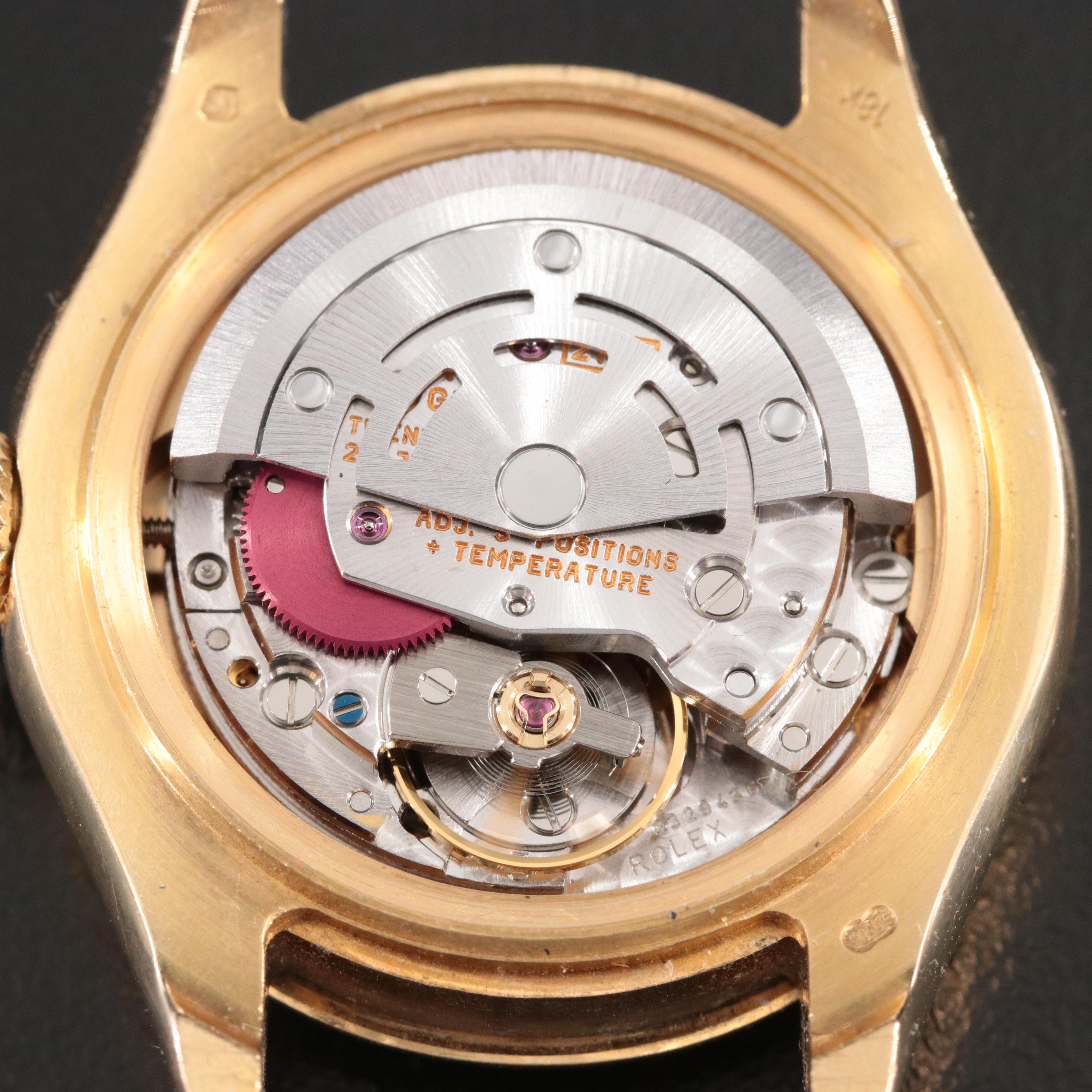 1995 Rolex Datejust Pearlmaster 18K Factory Diamond Watch