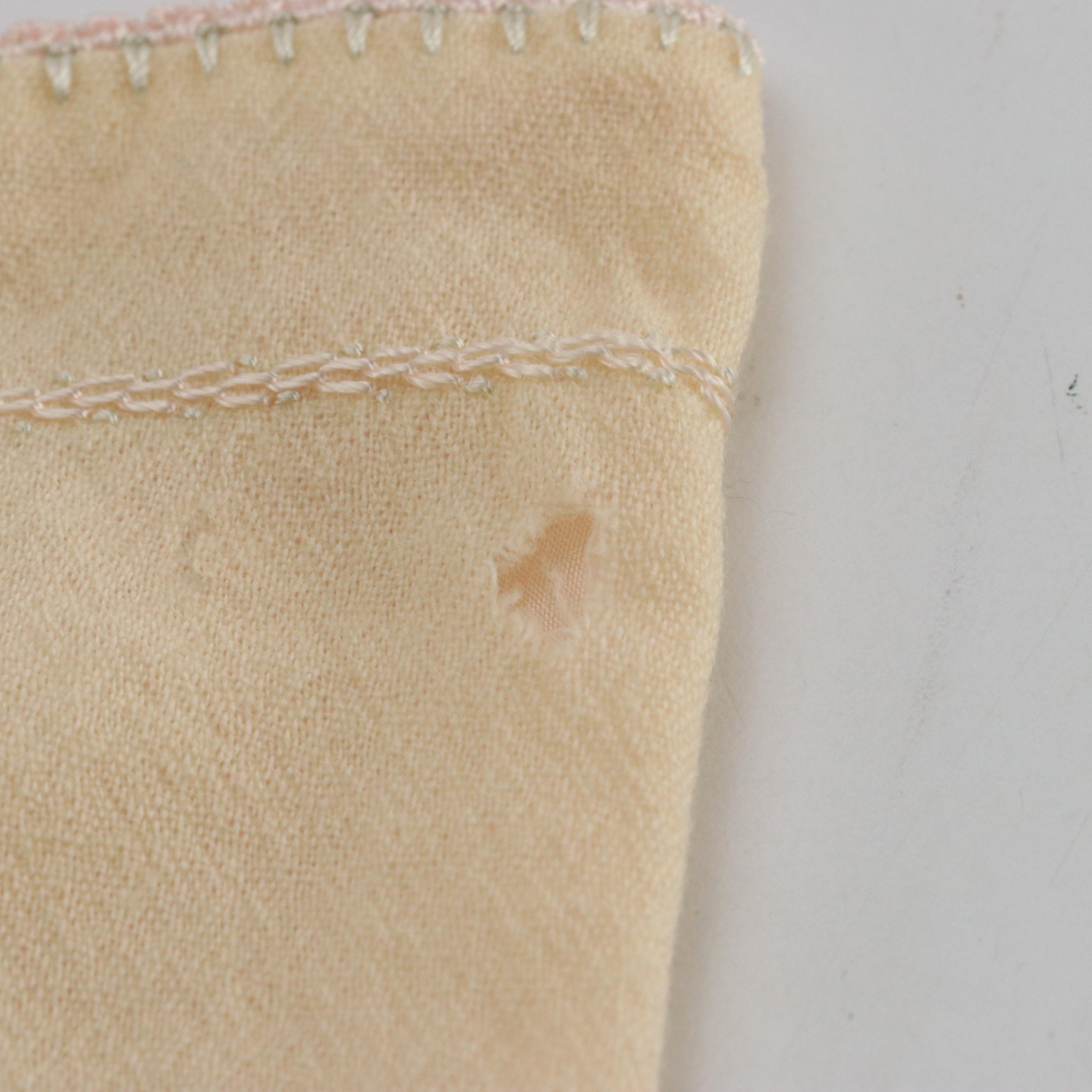 Infant Lace-Trim Christening Gown with Slip and Other Wool/Silk Robe