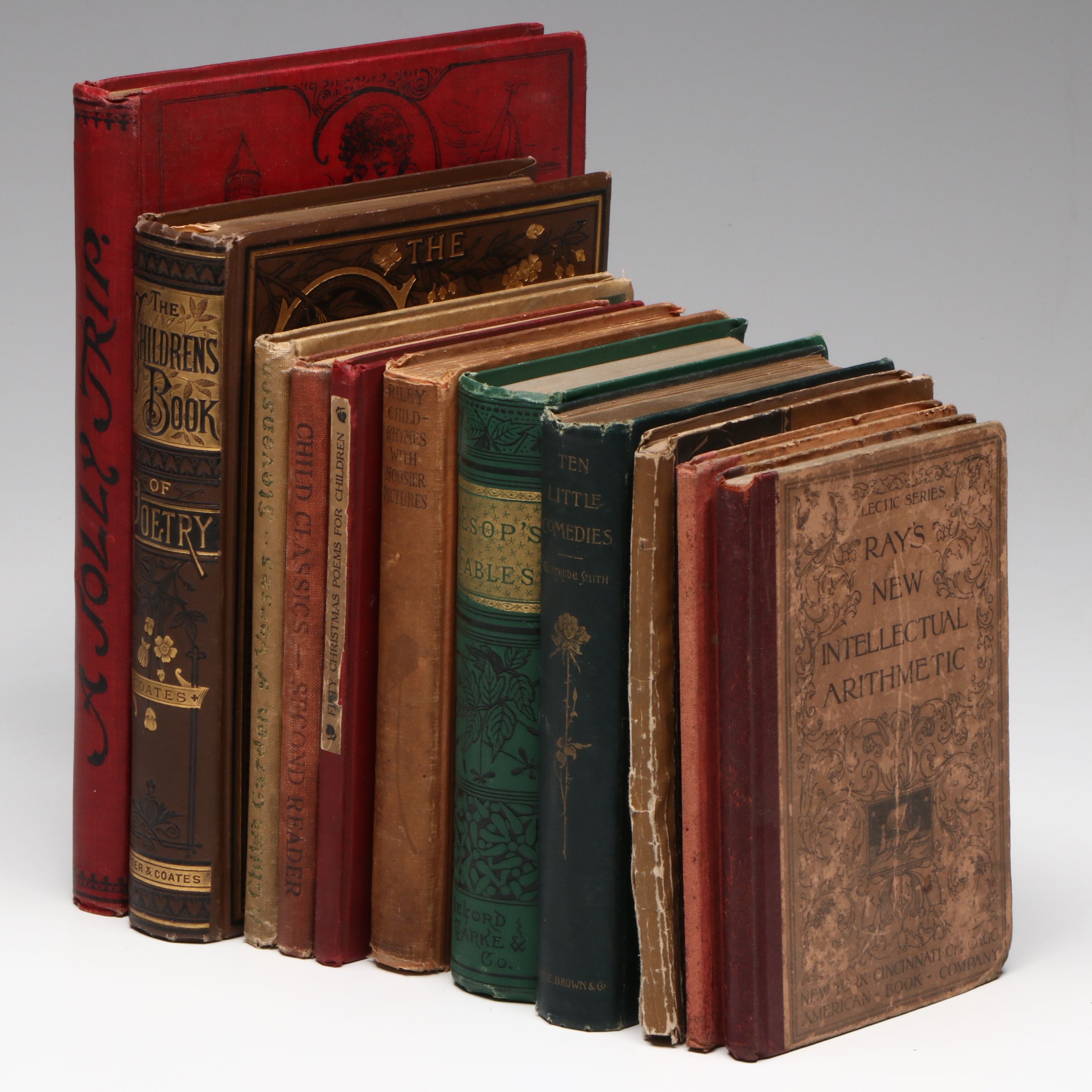 "Aesop's Fables," "The Children's Book of Poetry," and More Antique Books