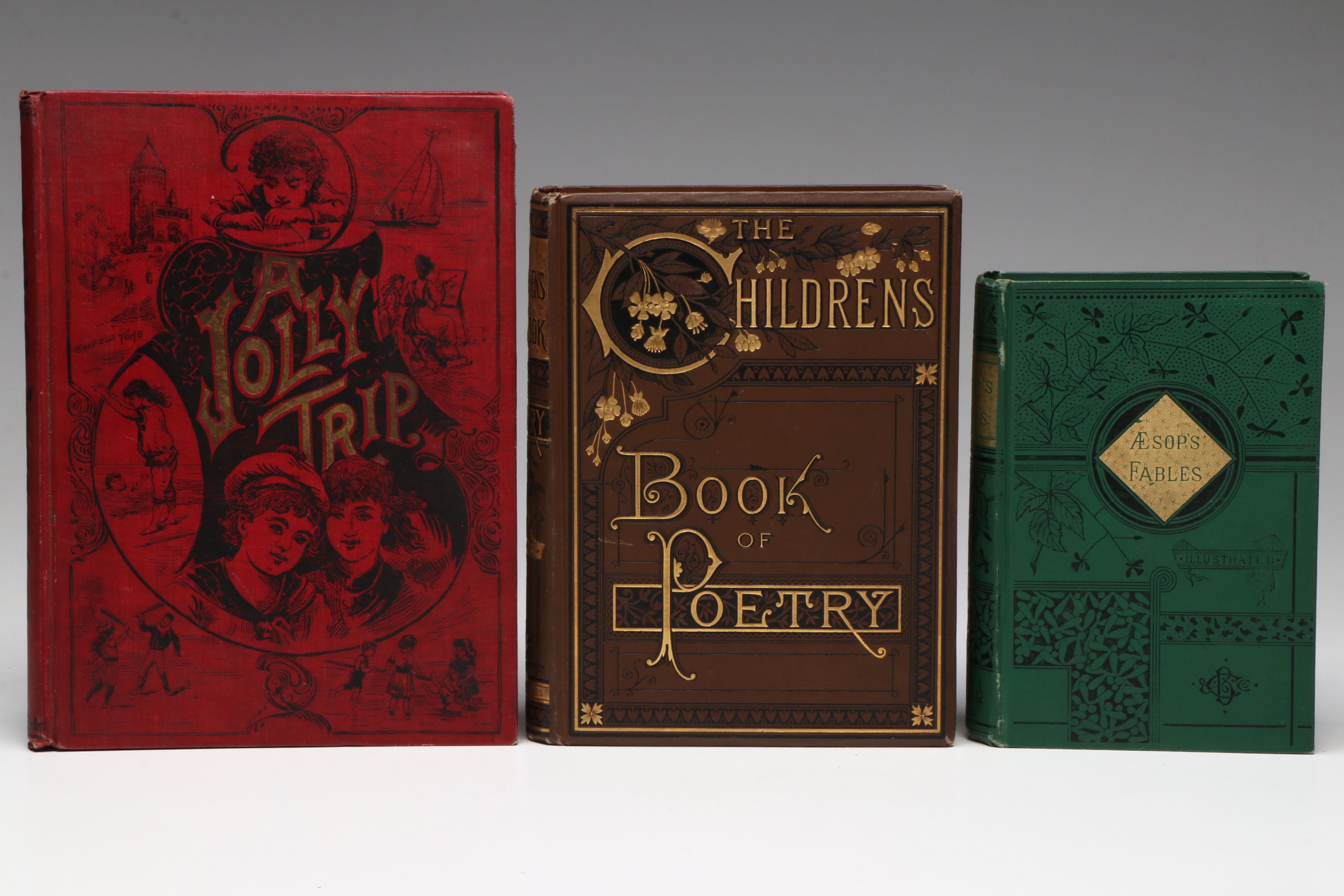 "Aesop's Fables," "The Children's Book of Poetry," and More Antique Books