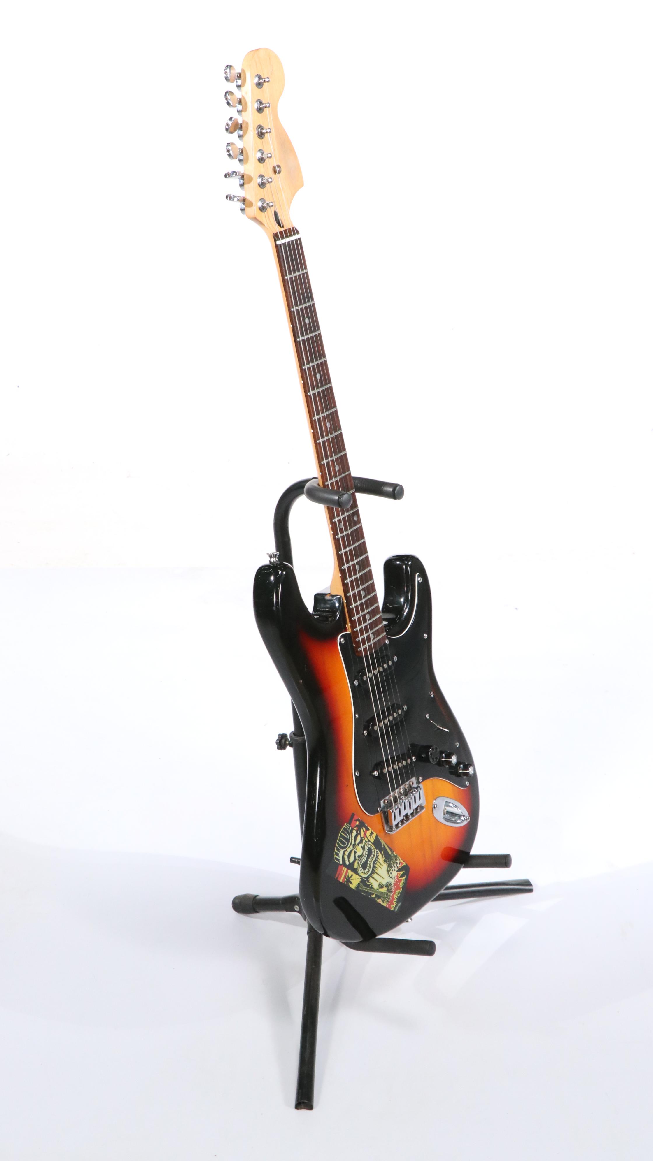 Stratocaster Style Standard Series Sunburst Electric Guitar