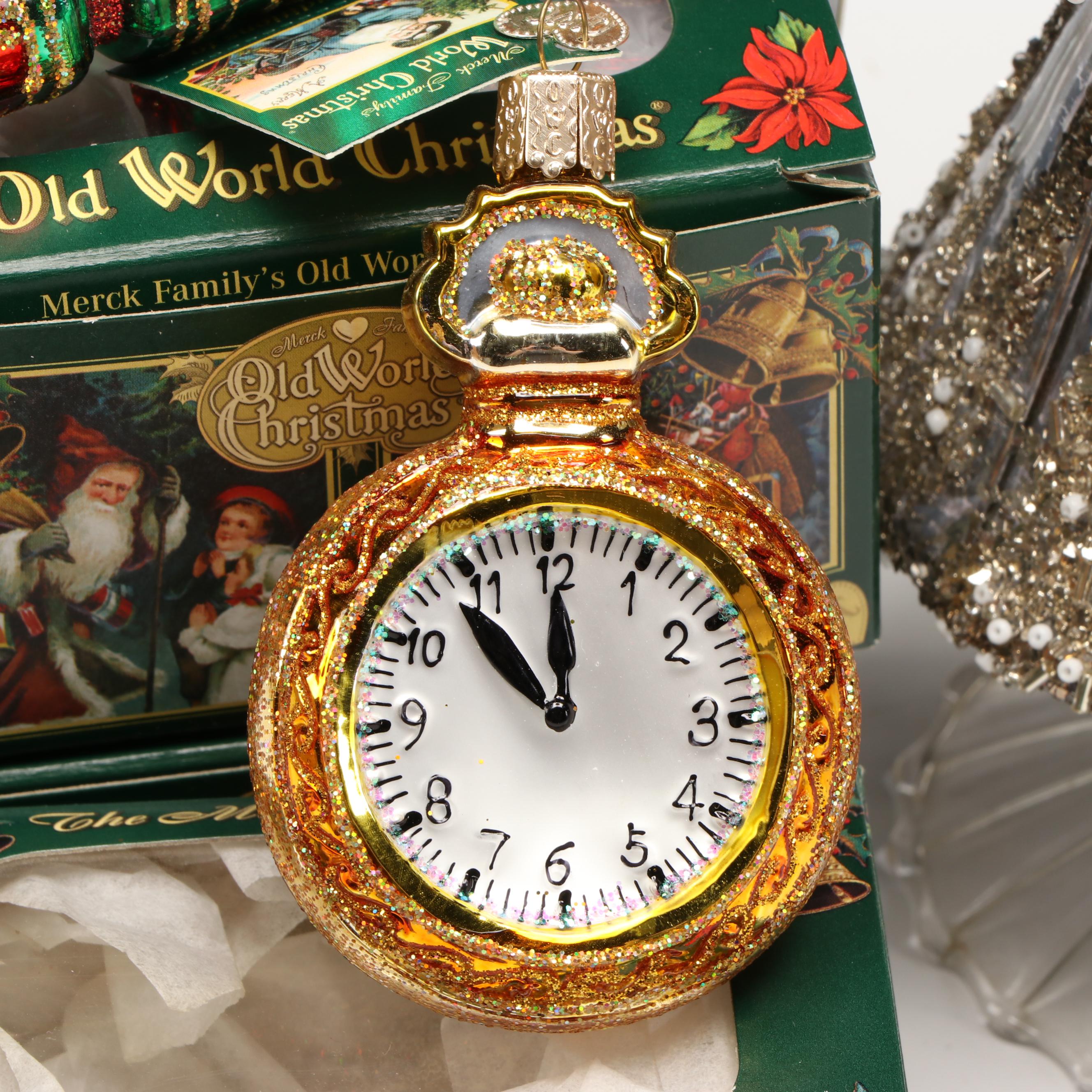 Inge-Glas Company Hand Blown Glass Ornaments with More Christmas Decorations